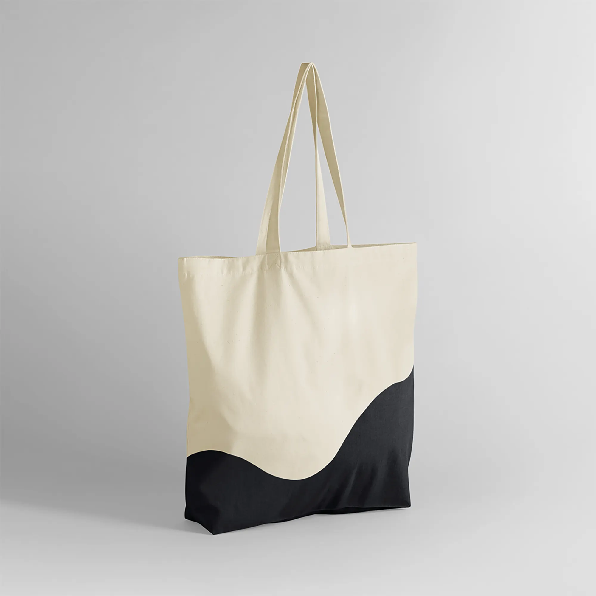Bolsa multiusos orgánica con estampado de espirales