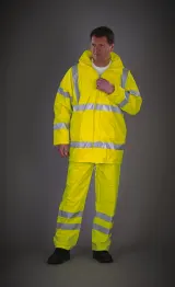 Chaqueta Alta Visibilidad Soft Flex transpirable para lluvia