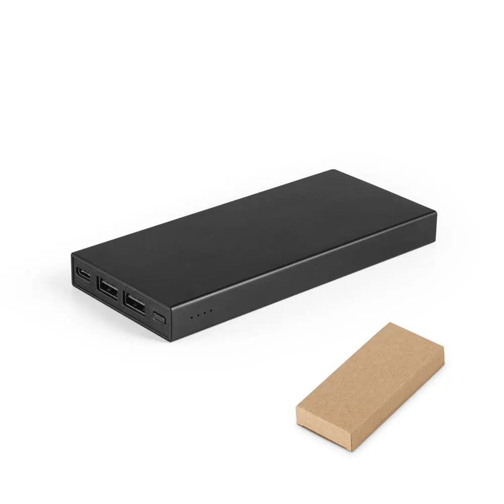 DOROTHY 10. Power bank 10'000 mAh en aluminio reciclado (100% rAL)
