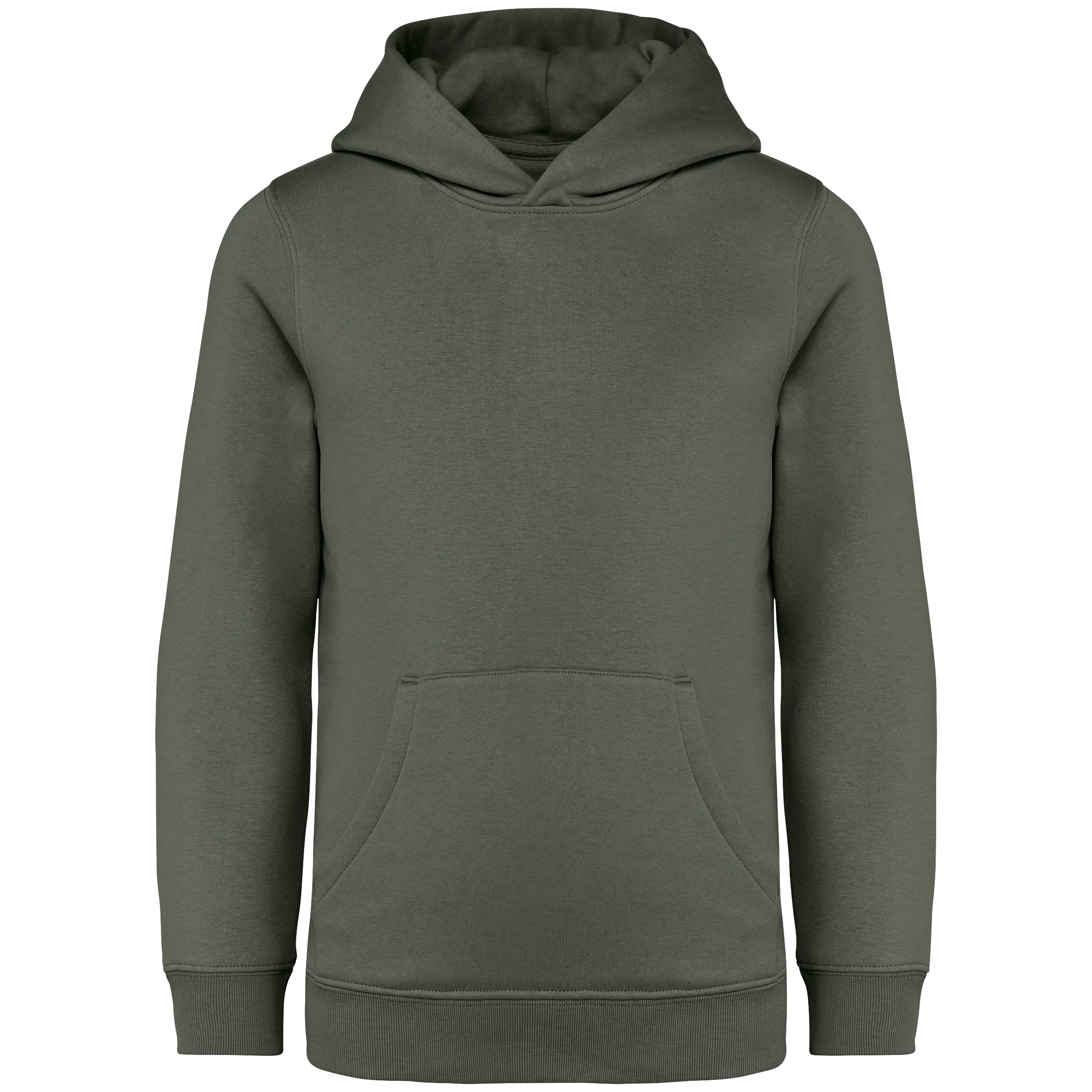 Sudadera  ecorresponsable con capucha infantil