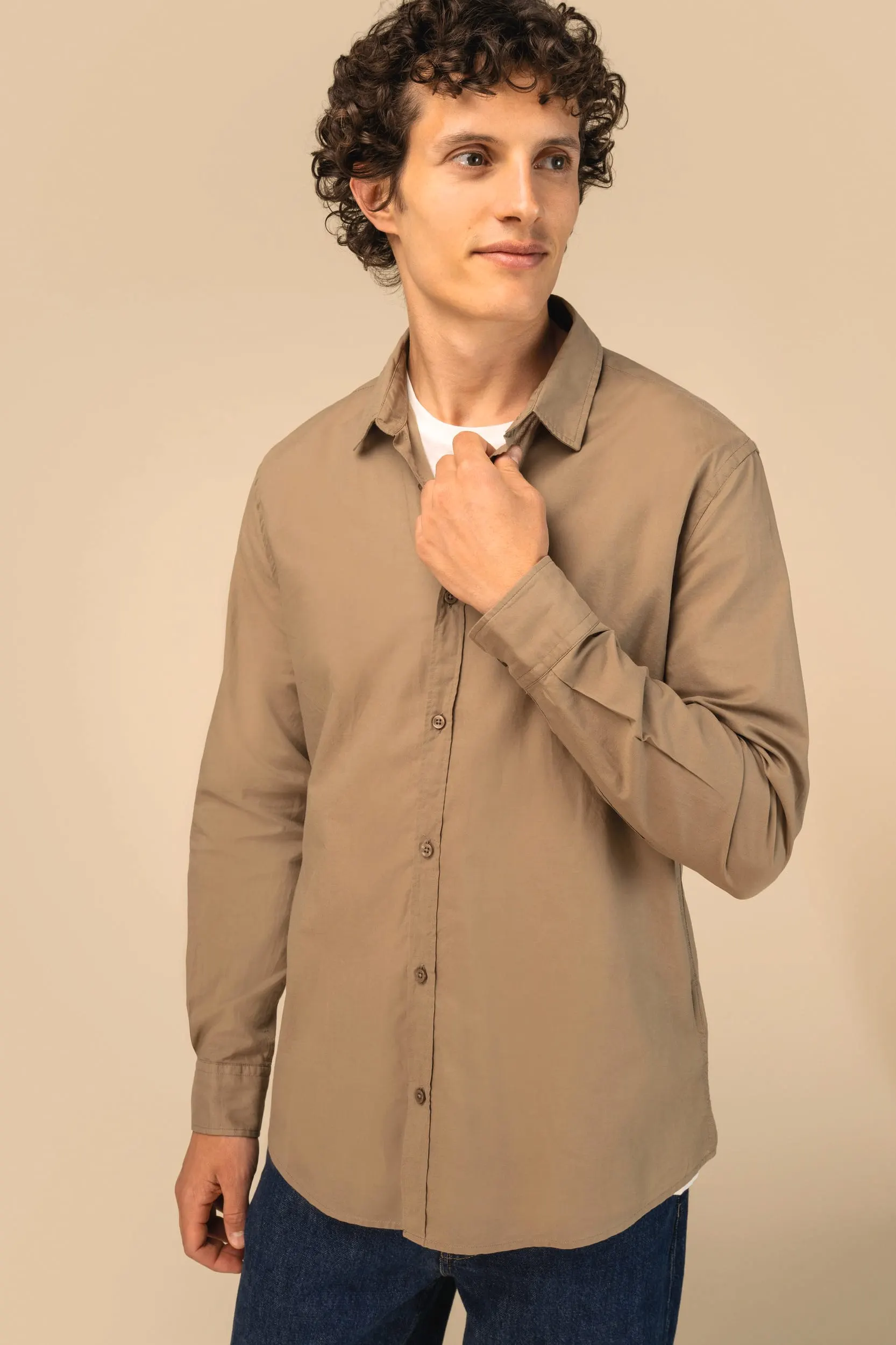 Camisa ecorresponsable hombre