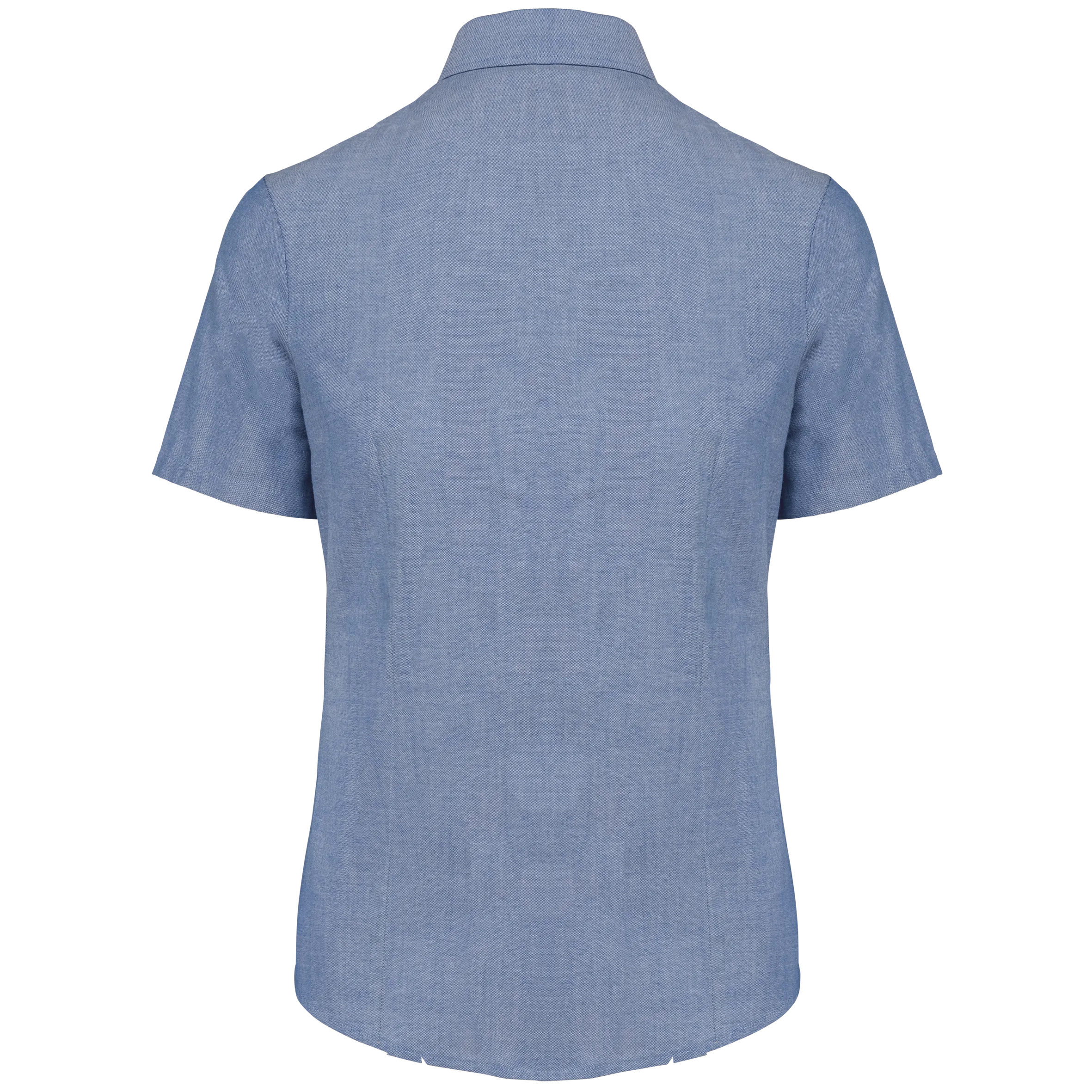 Camisa oxford manga corta mujer