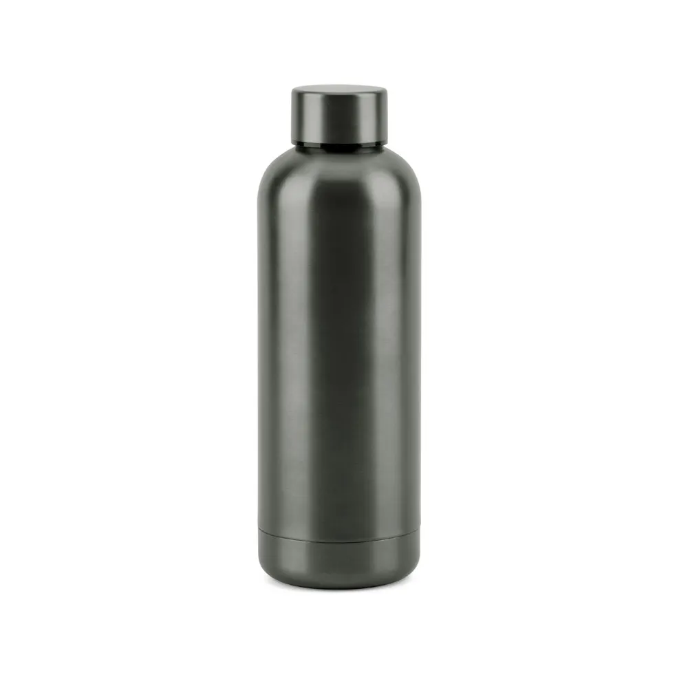 ODIN METTALIC. Botella en acero inoxidable 90% reciclado 550 mL