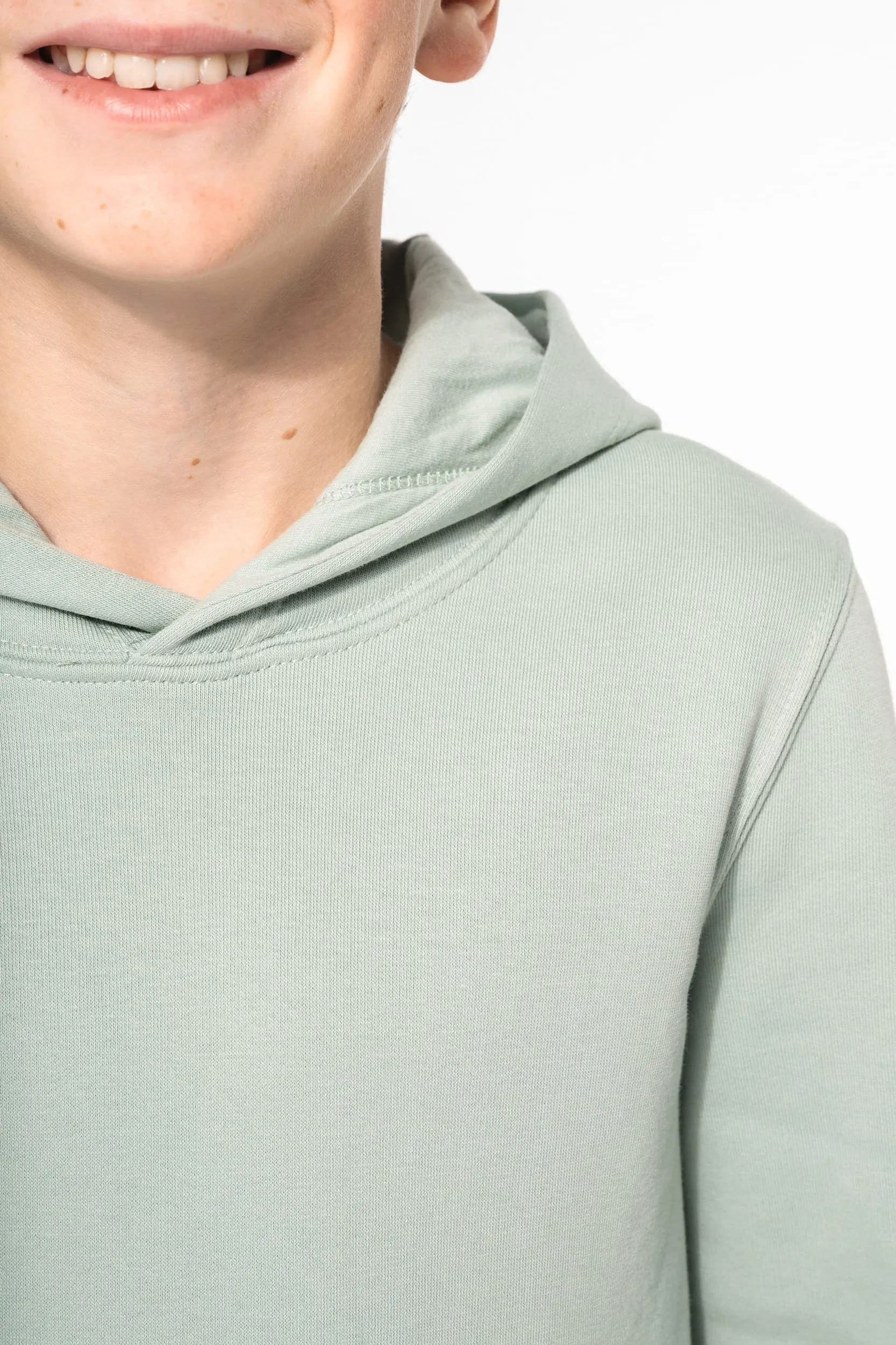 Sudadera capucha ecorresponsable niños