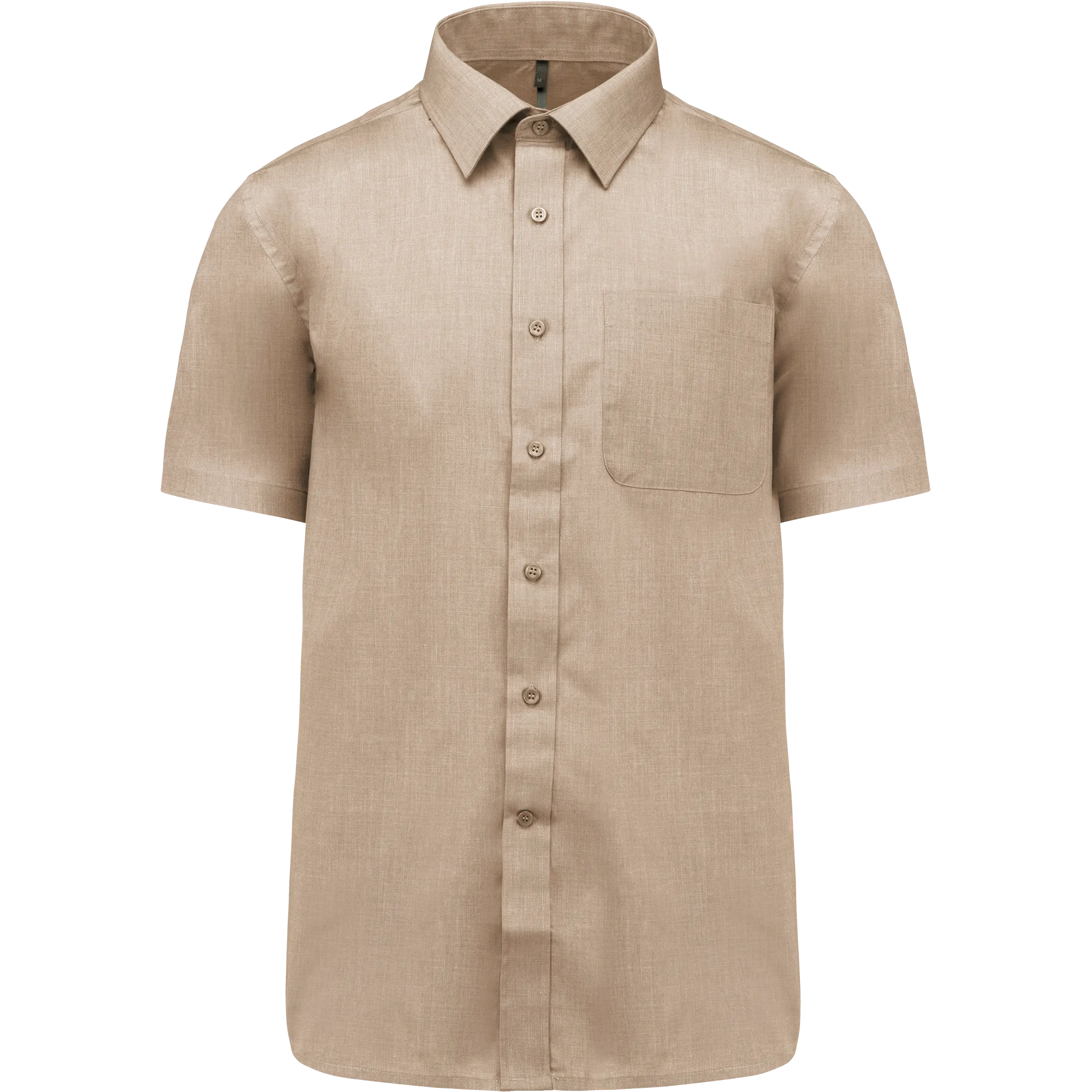 Camisa popelina de polialgodón manga corta de fácil cuidado hombre