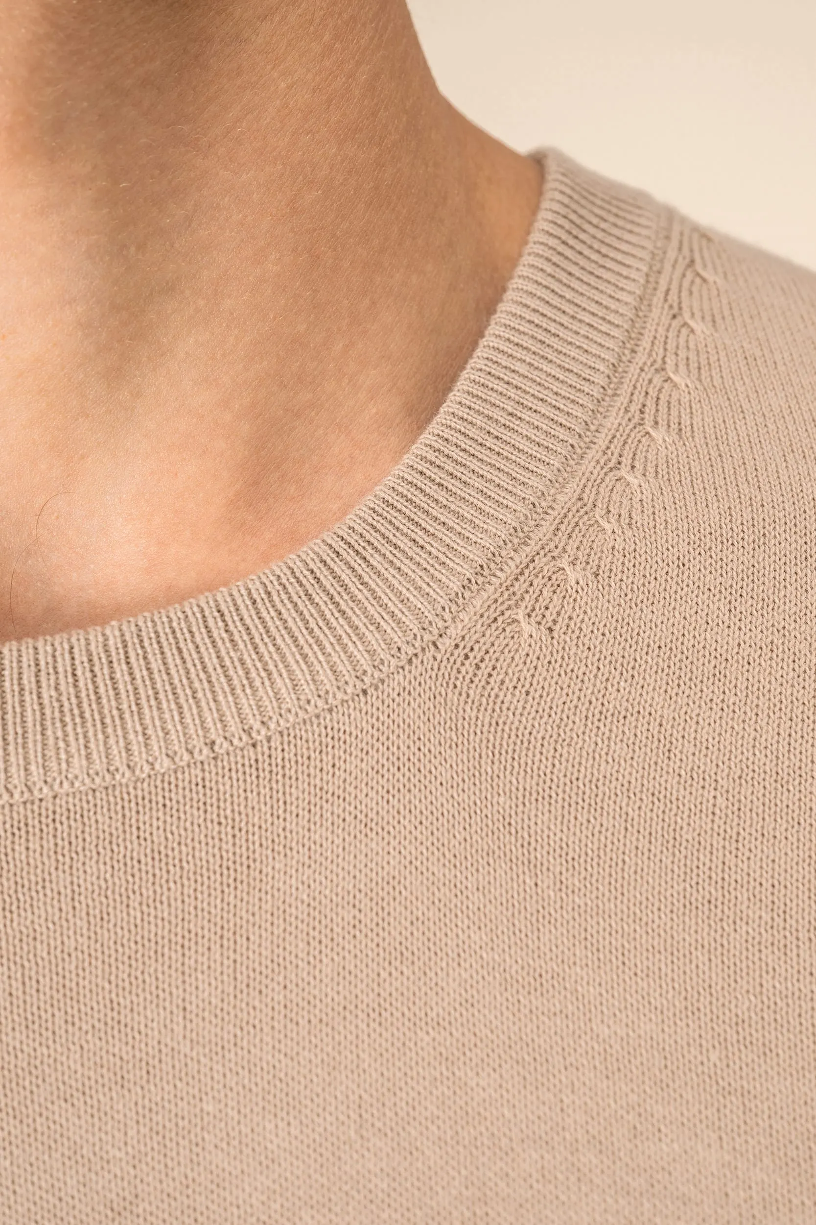 Jersey ecorresponsable de cuello redondo hombre