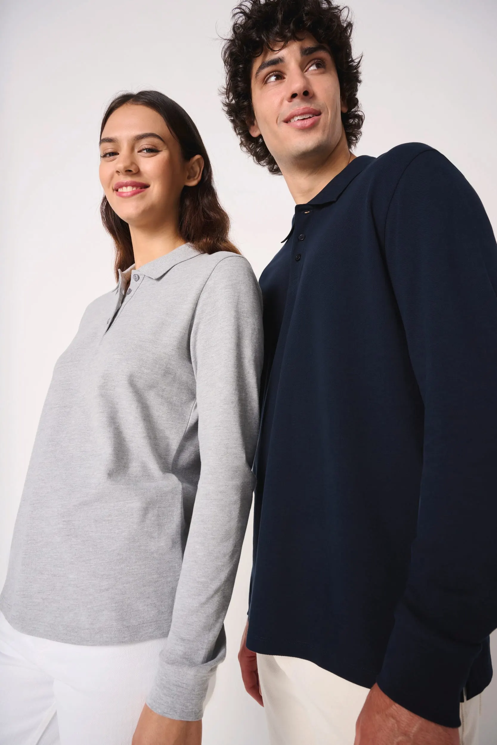 Polo punto piqué LSL hombre