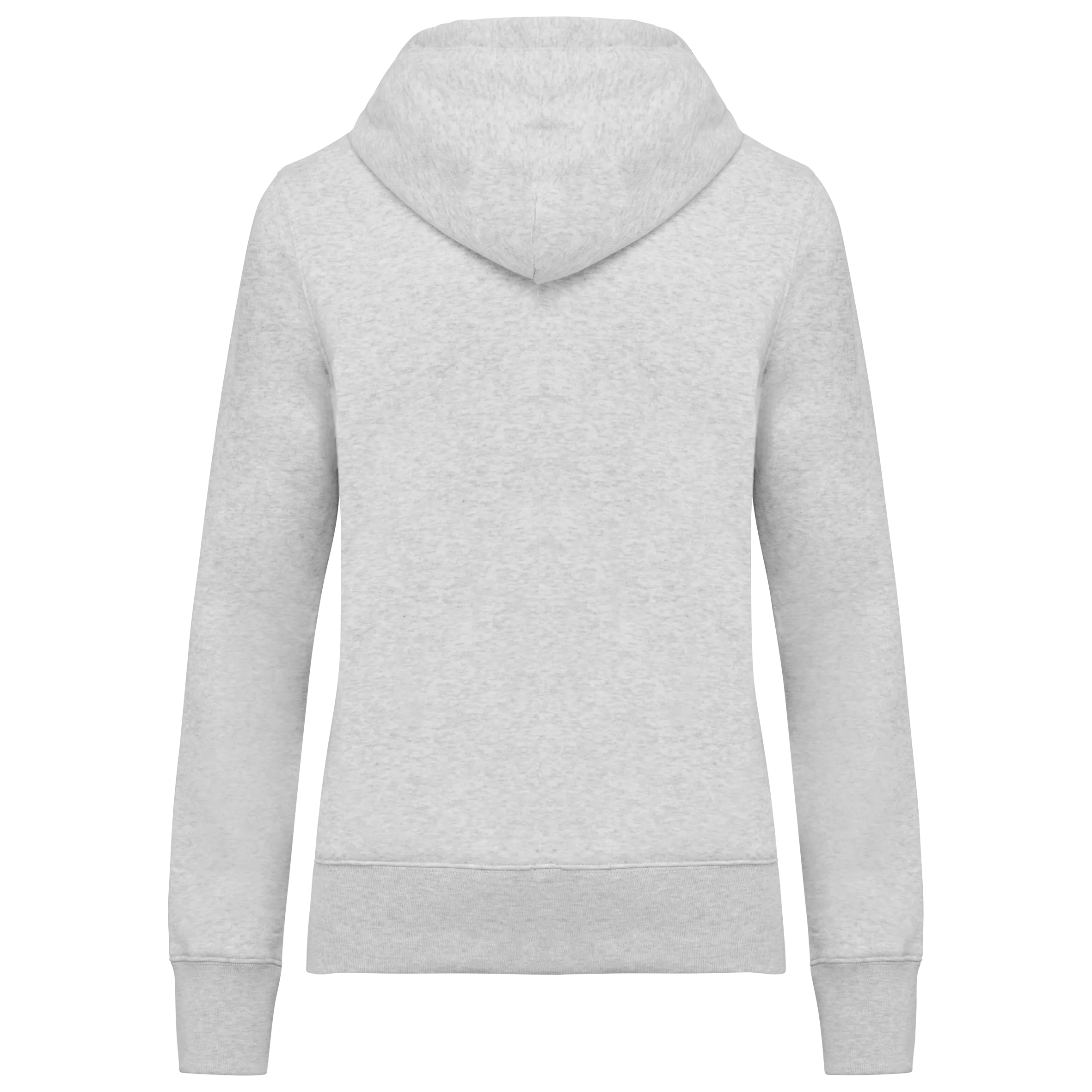 Sudadera con capucha y cremallera ecorresponsable mujer