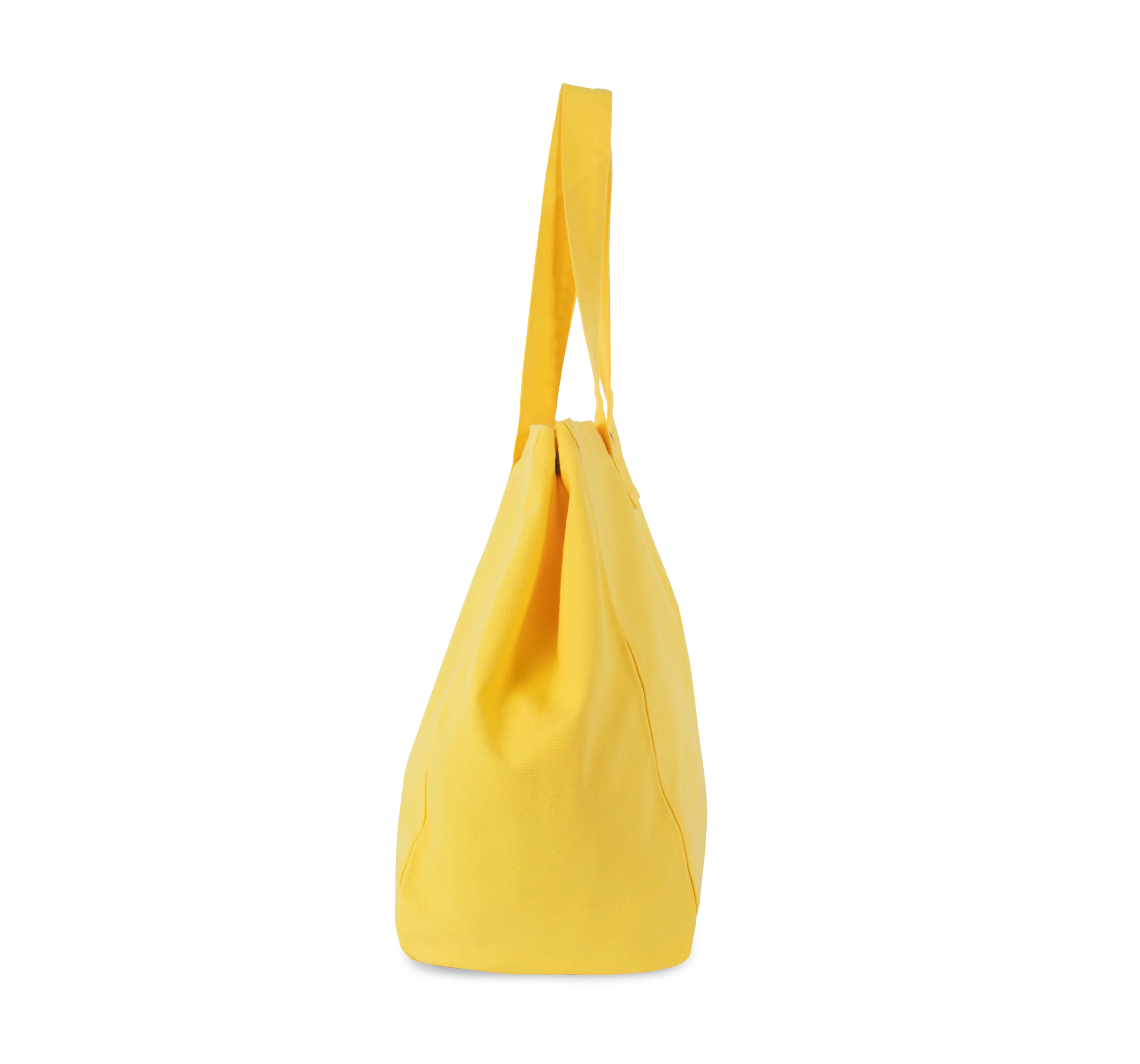 Bolsa shopper de algodón efecto lavado