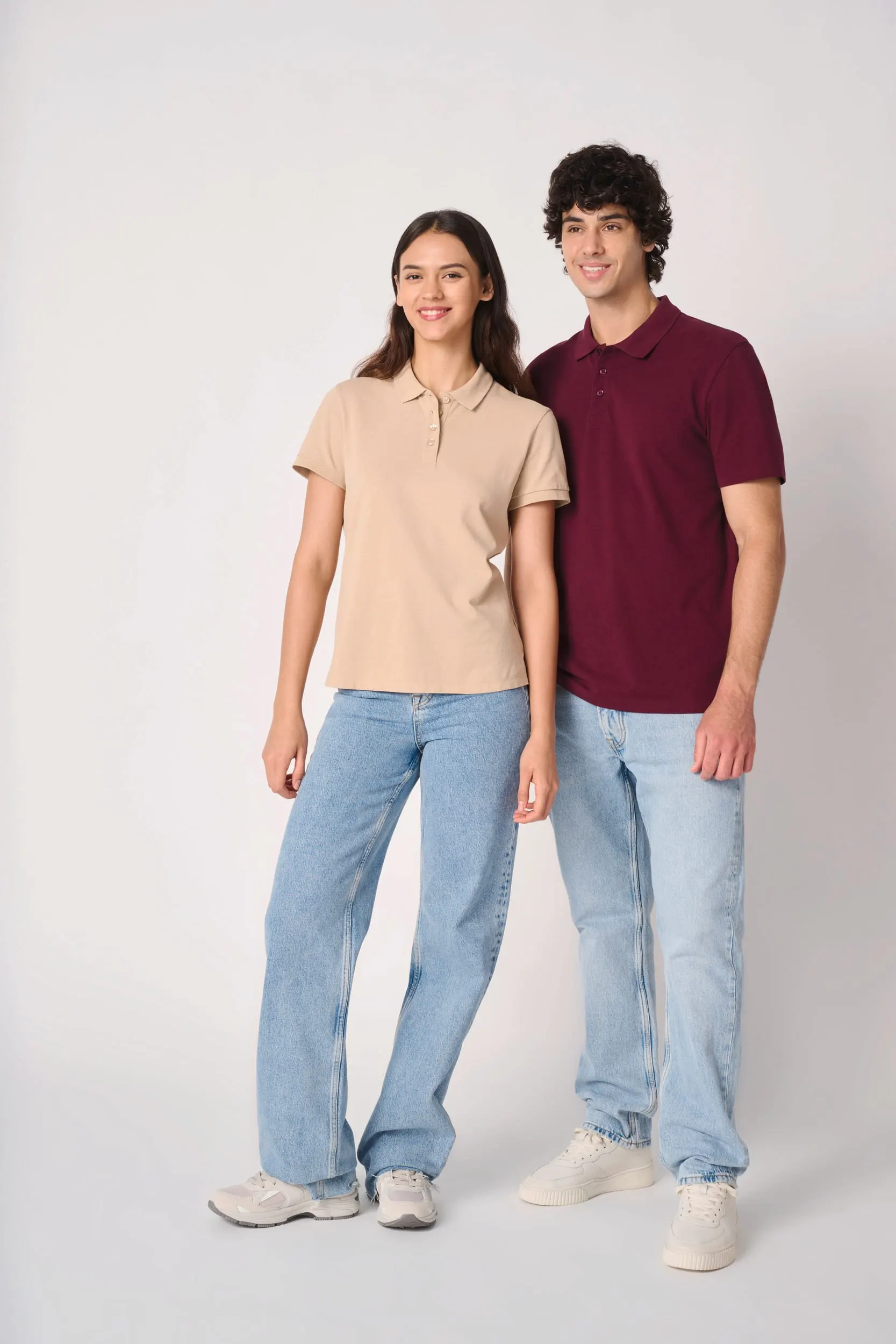 Polo punto piqué mujer