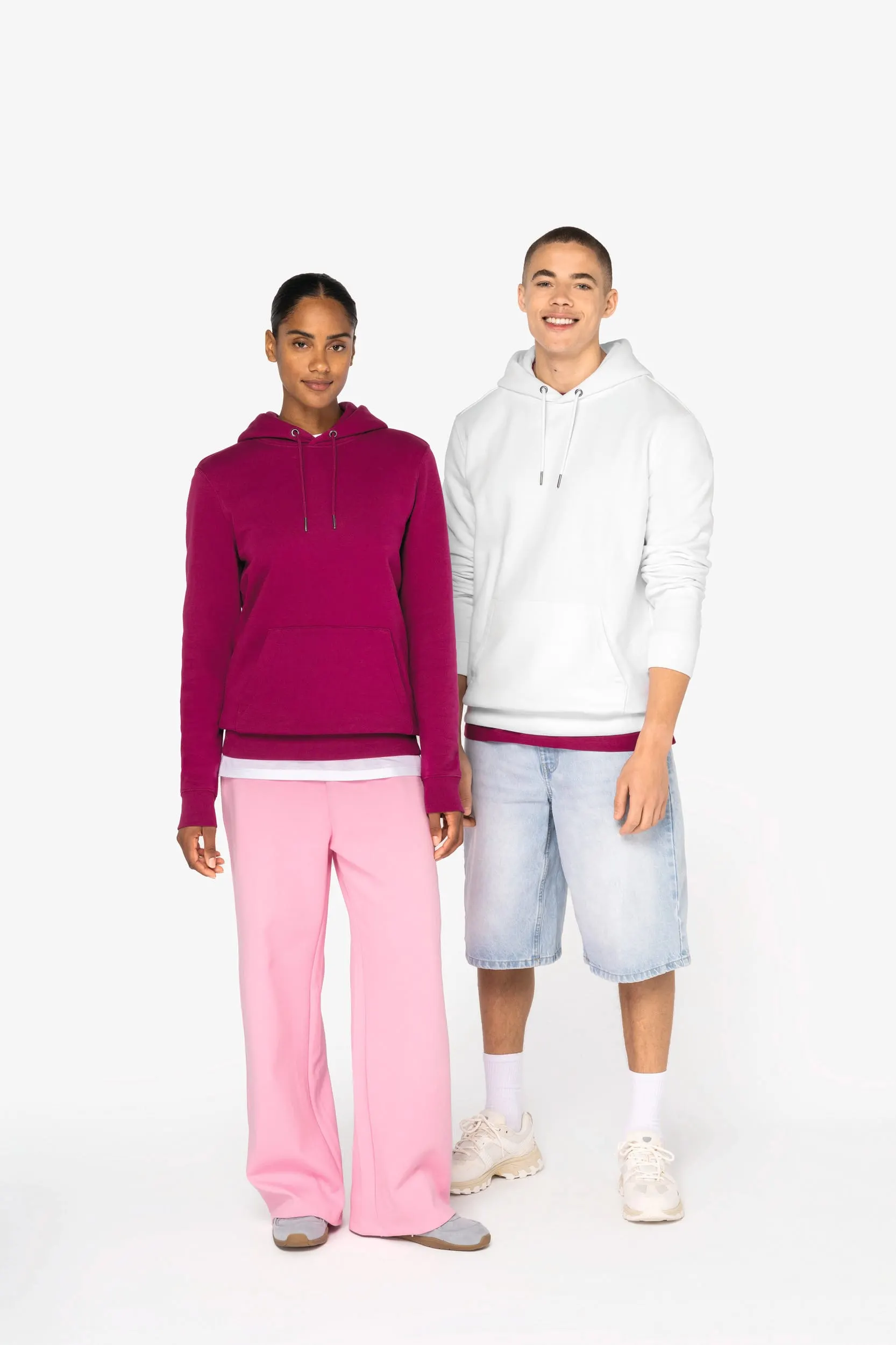 Sudadera ecorresponsable con capucha unisex