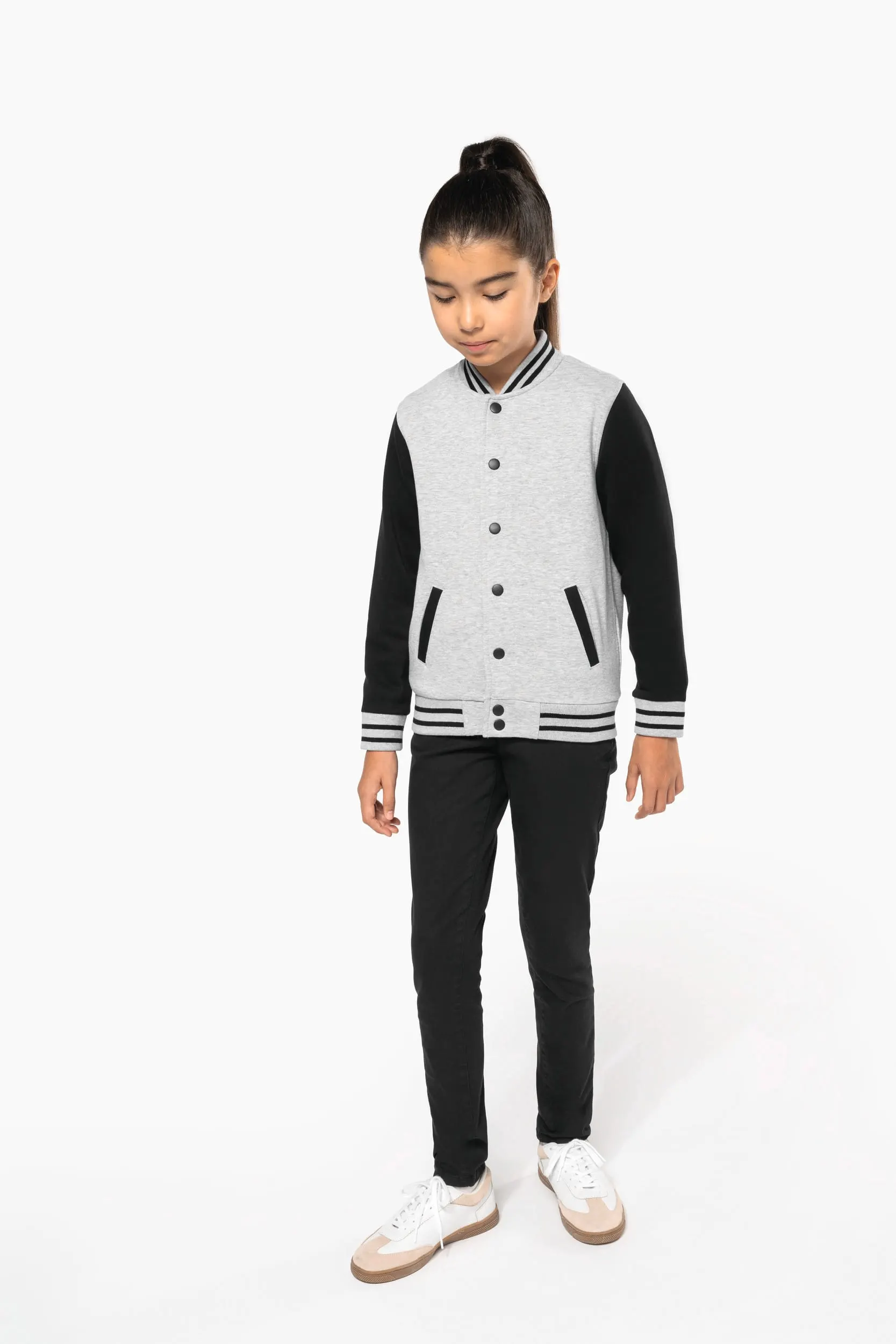 Cazadora Béisbolera de felpa niños
