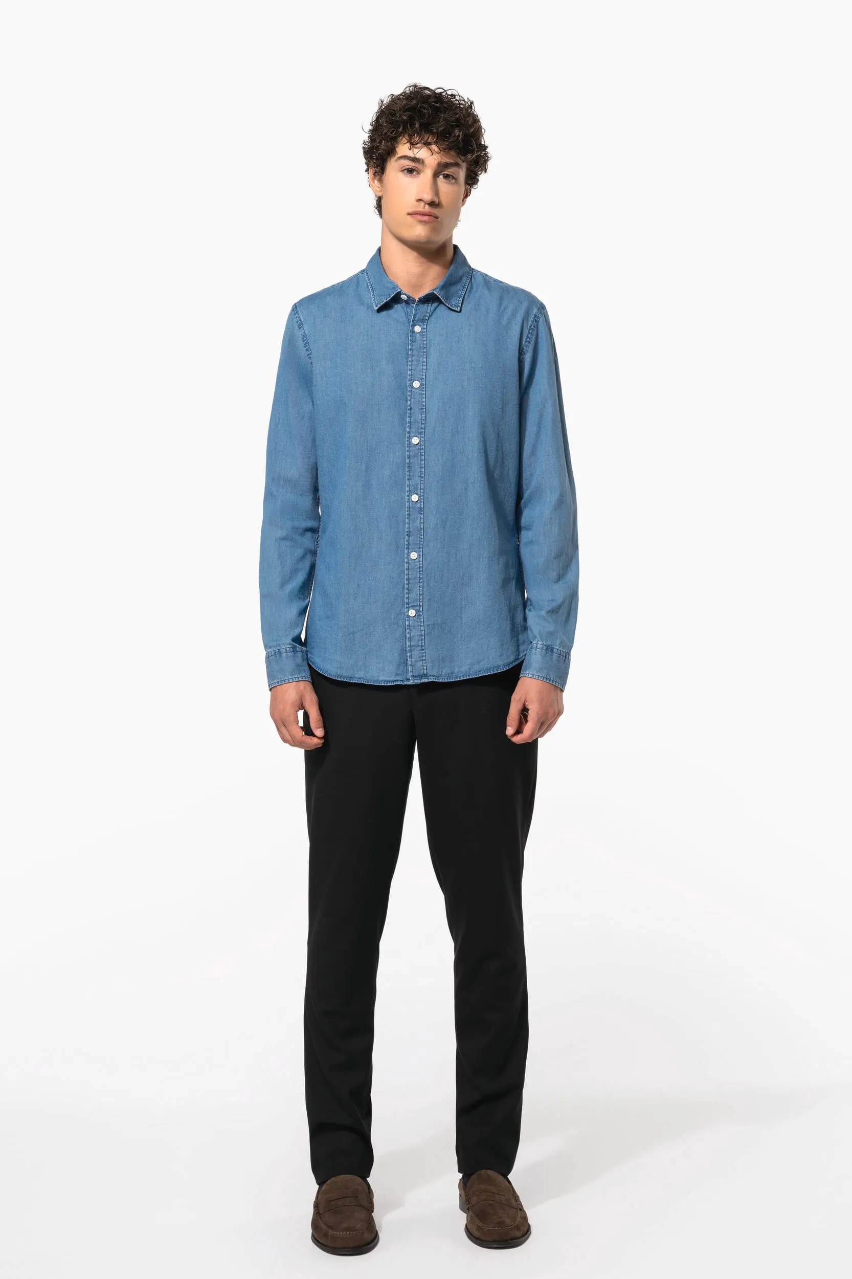 Camisa Denim hombre