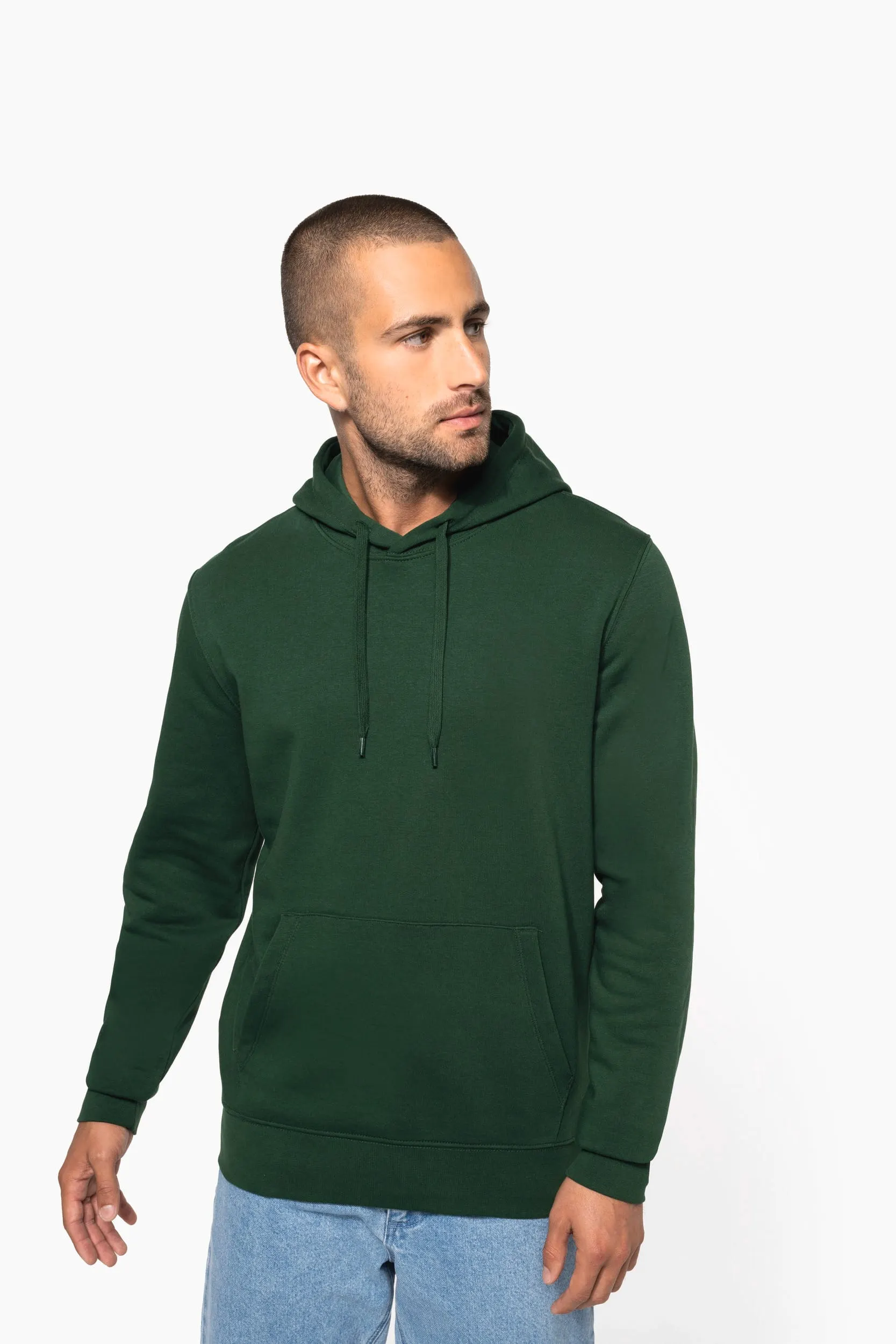 Sudadera capucha ecorresponsable hombre