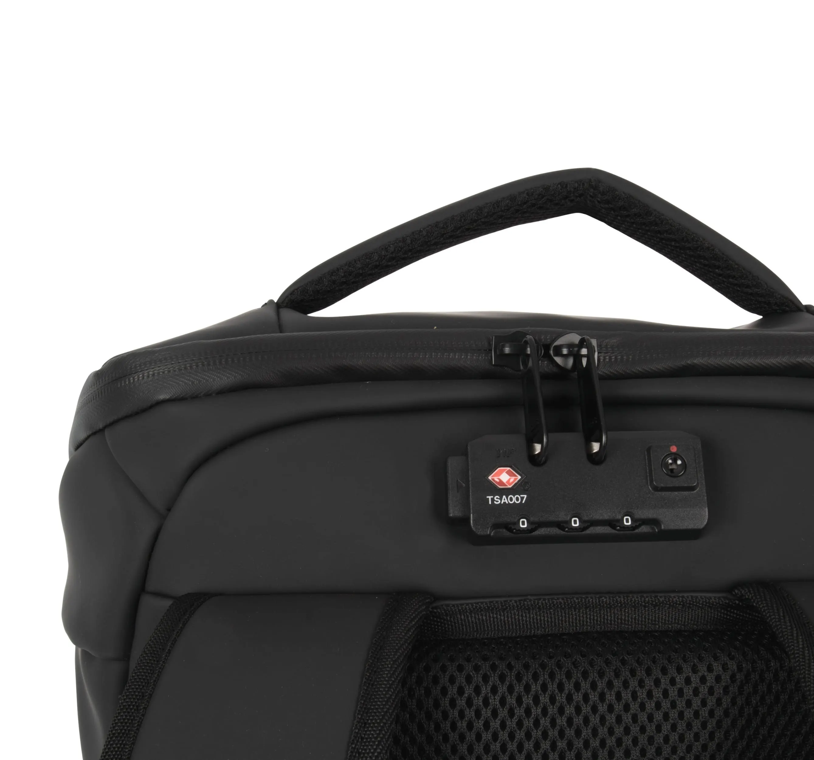 Mochila antirrobo impermeable con portacasco
