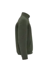 Sudadera de sherpa con 1/4 de cremallera y hombros caídos unisex