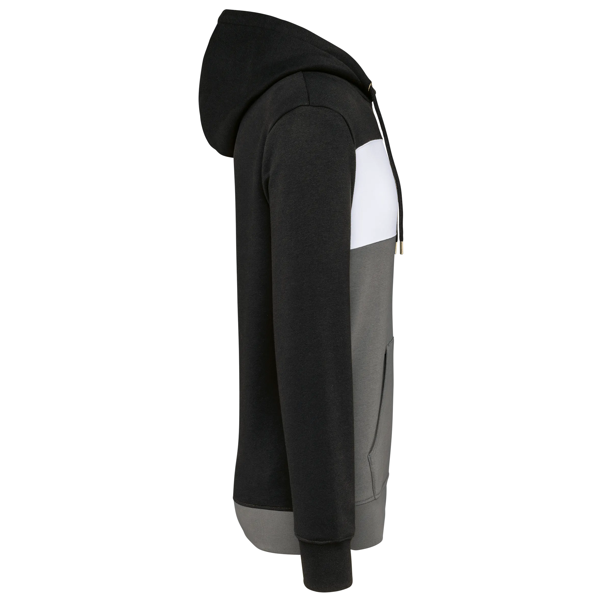 Sudadera tricolor con capucha unisex