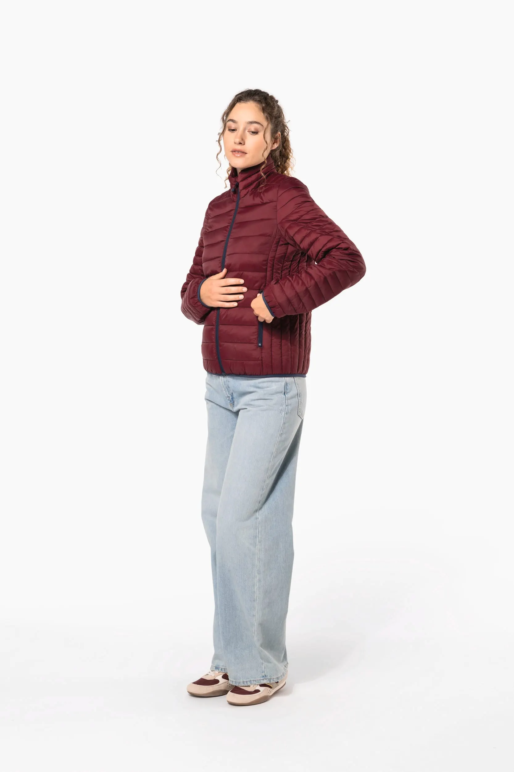 Chaqueta acolchada y ligera mujer