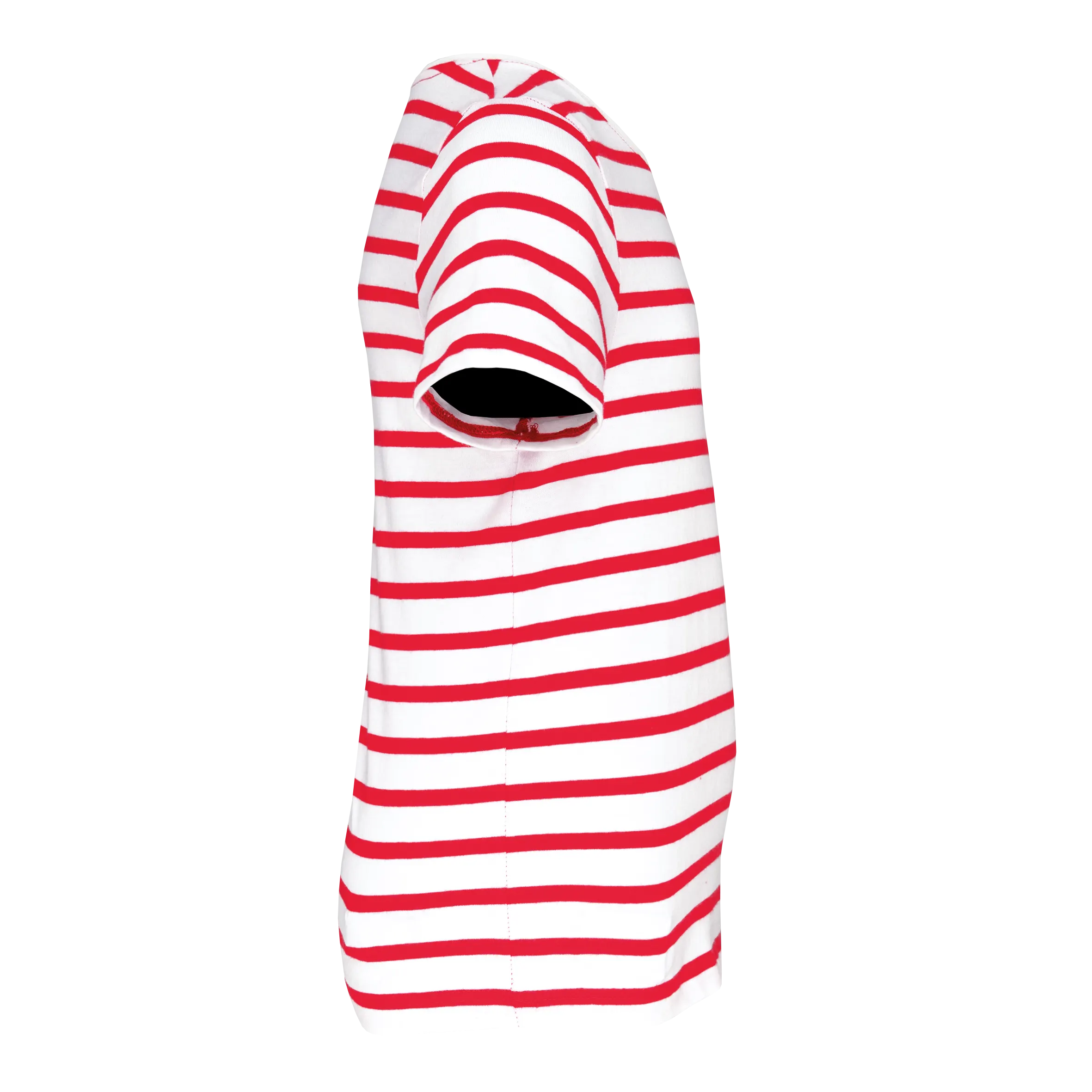 Camiseta Marinero a rayas con bolsillo manga corta para niños