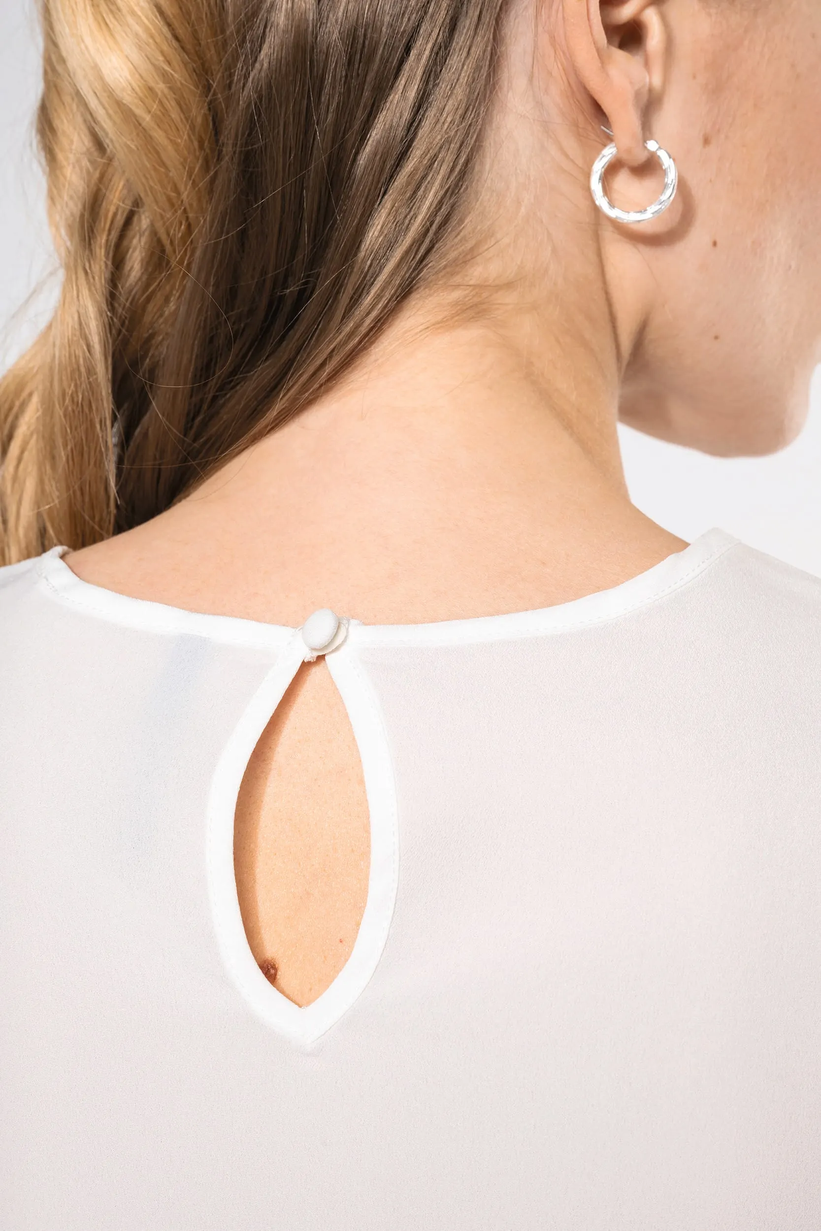 Blusa crepe mujer
