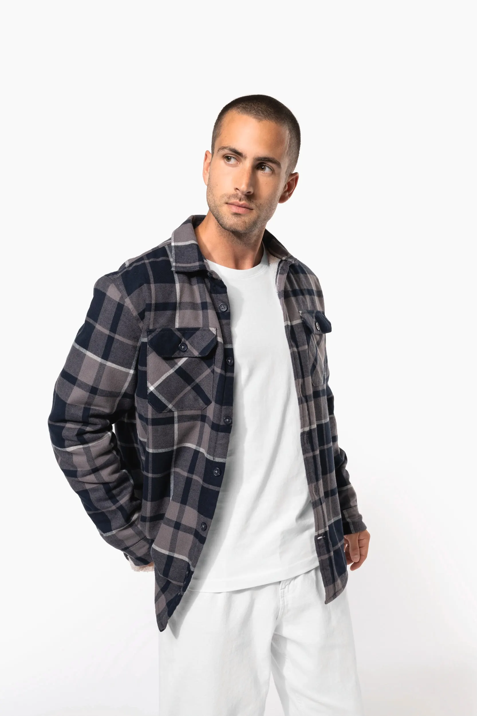 Sobrecamisa leñador forro de sherpa