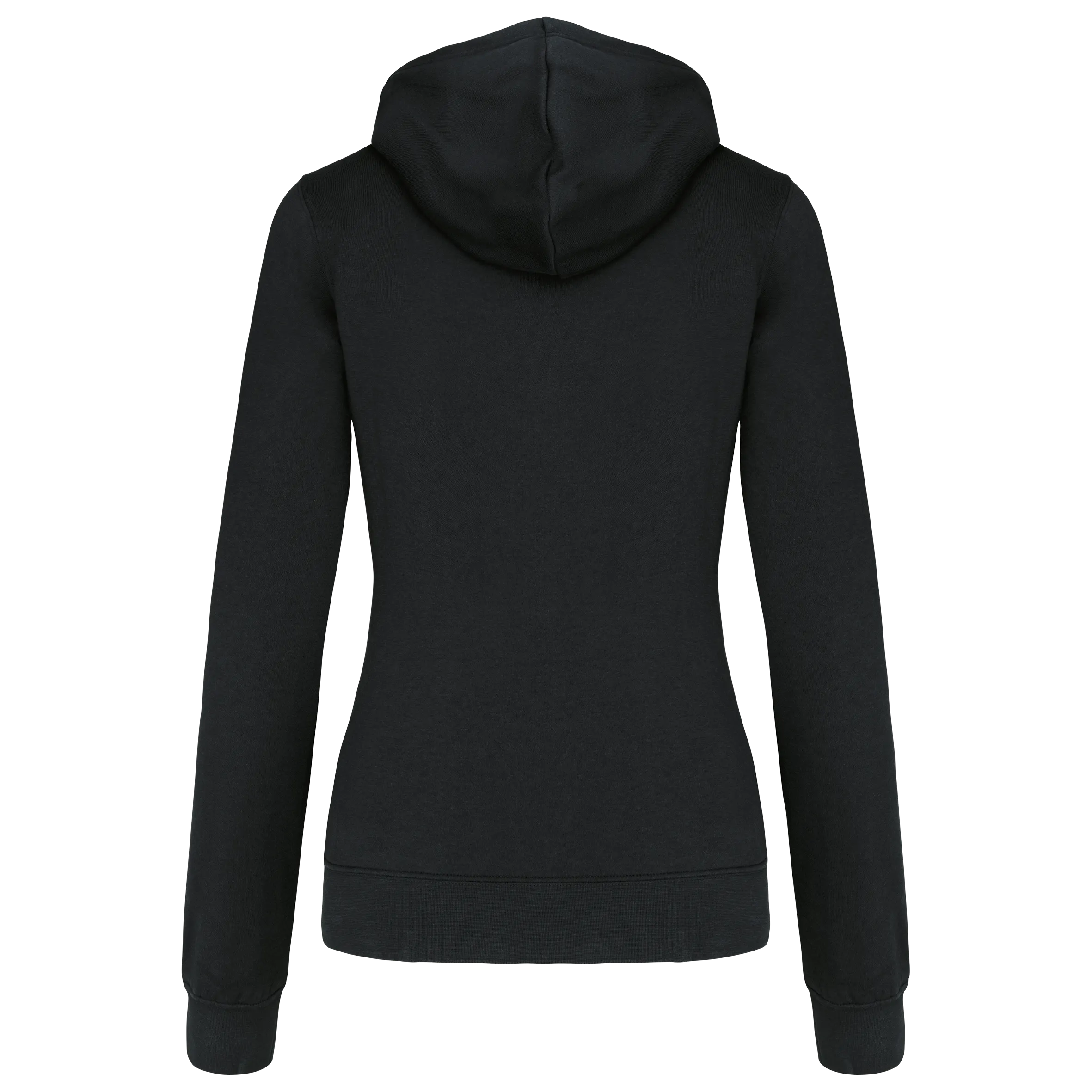 Sudadera capucha contrastada mujer