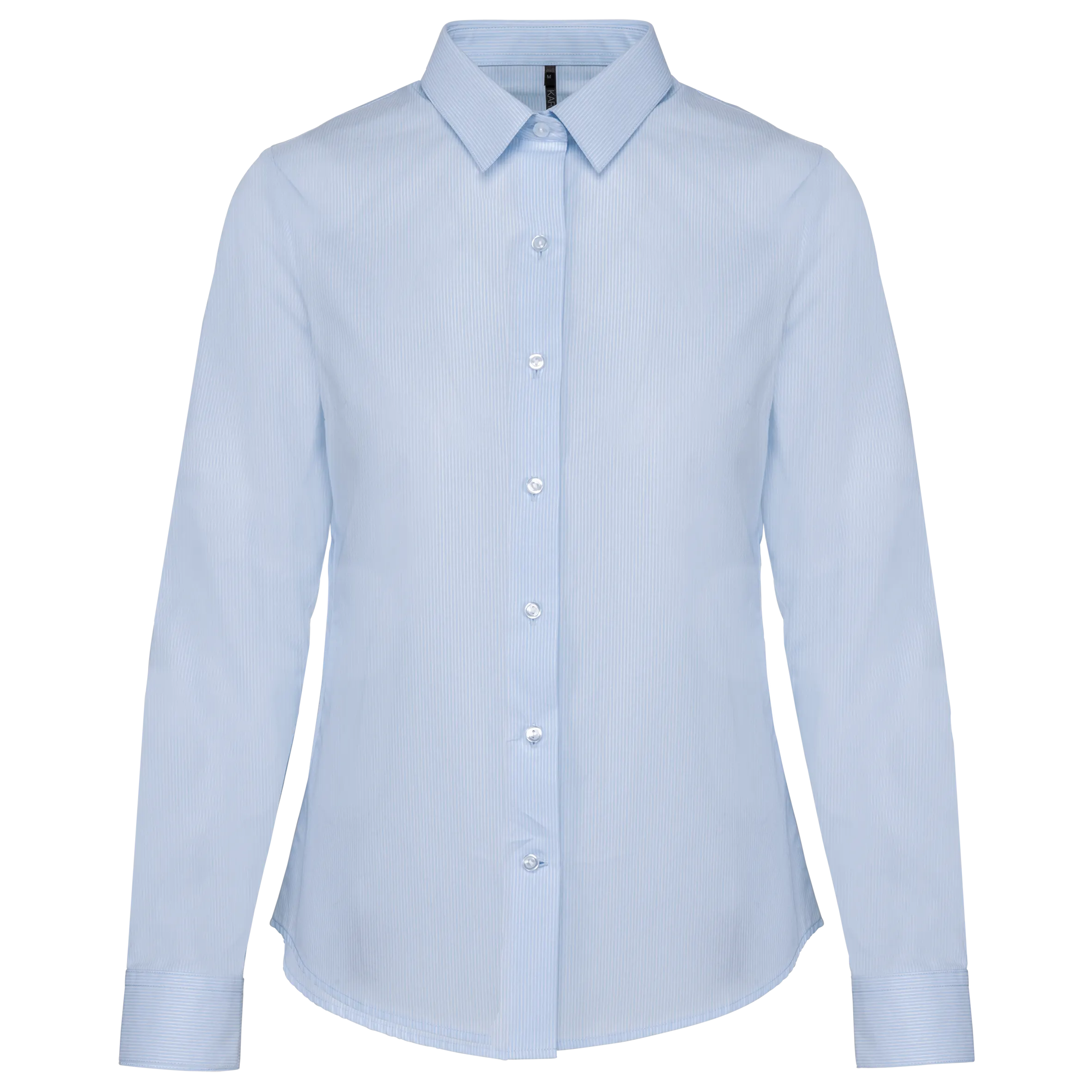 Camisa popelina manga larga mujer