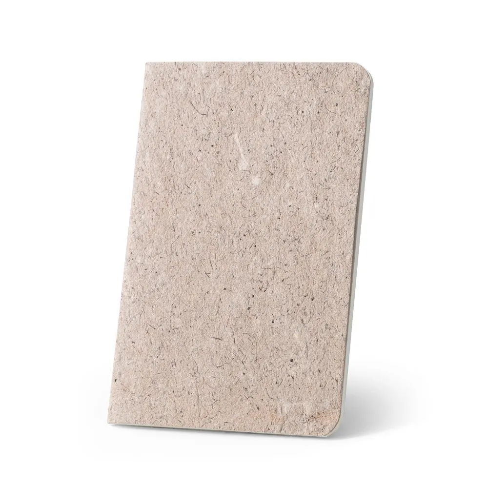 TEAPAD SOFT. Bloc de notas A6 con tapa flexible hecho a partir de residuos de hojas de té (65%)