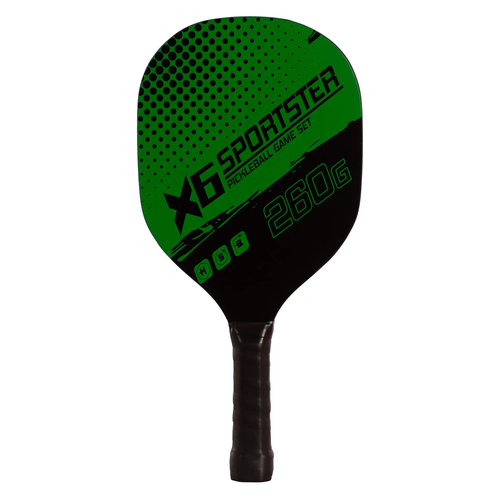 SET DE 2 PALAS PICKLEBALL MADERA CON 4 PELOTAS
