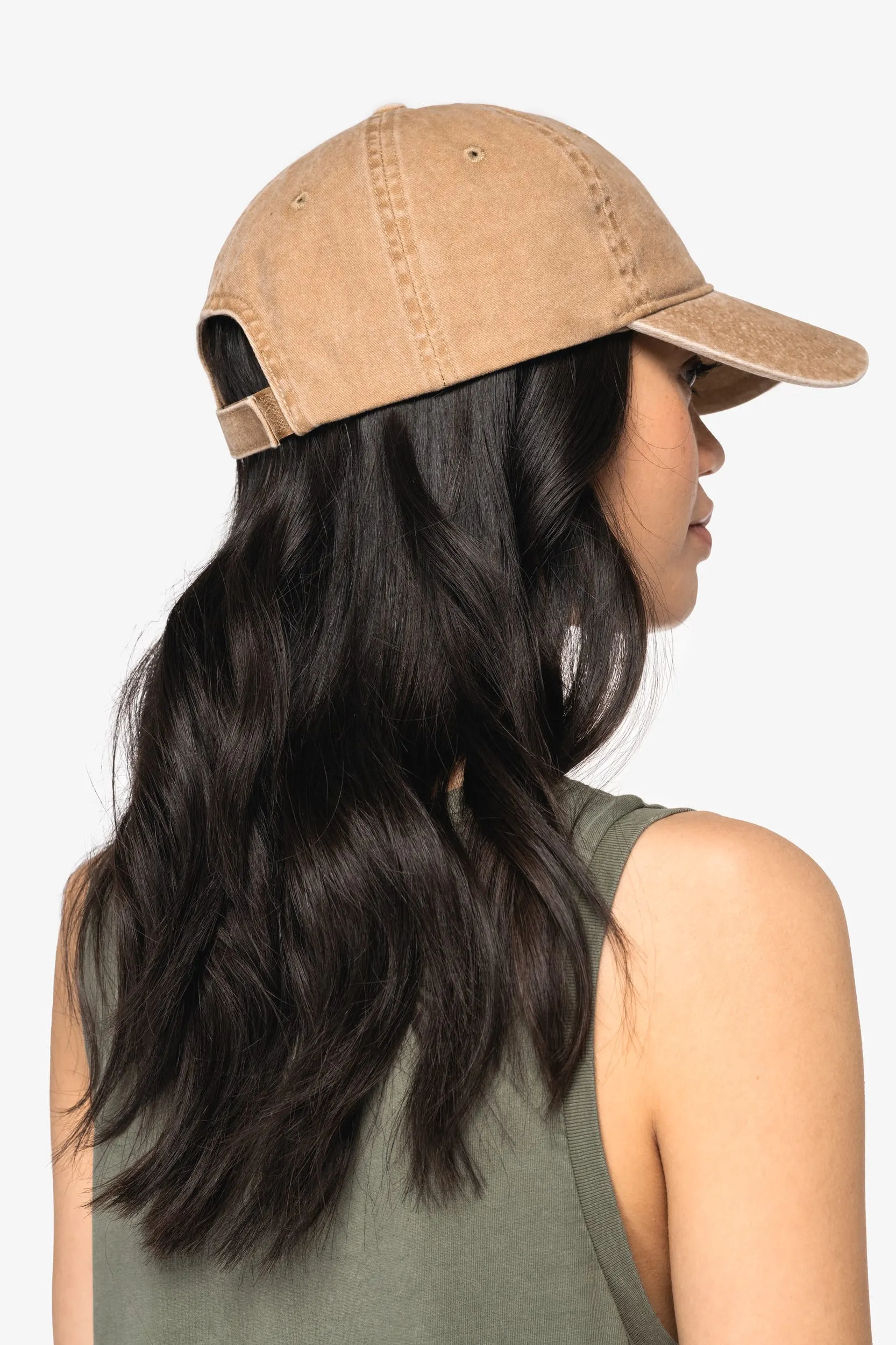 Gorra ecorresponsable efecto lavado unisex