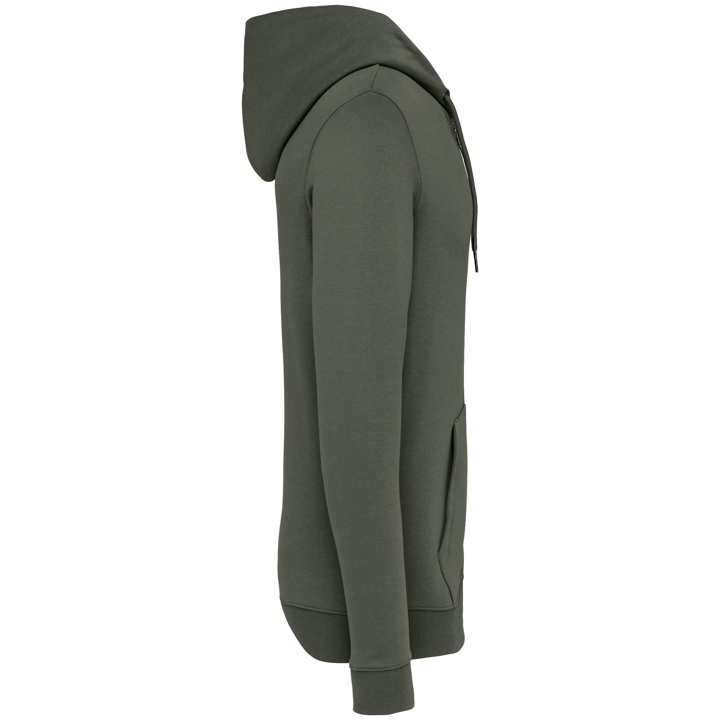 Sudadera ecorresponsable con cremallera y capucha unisex
