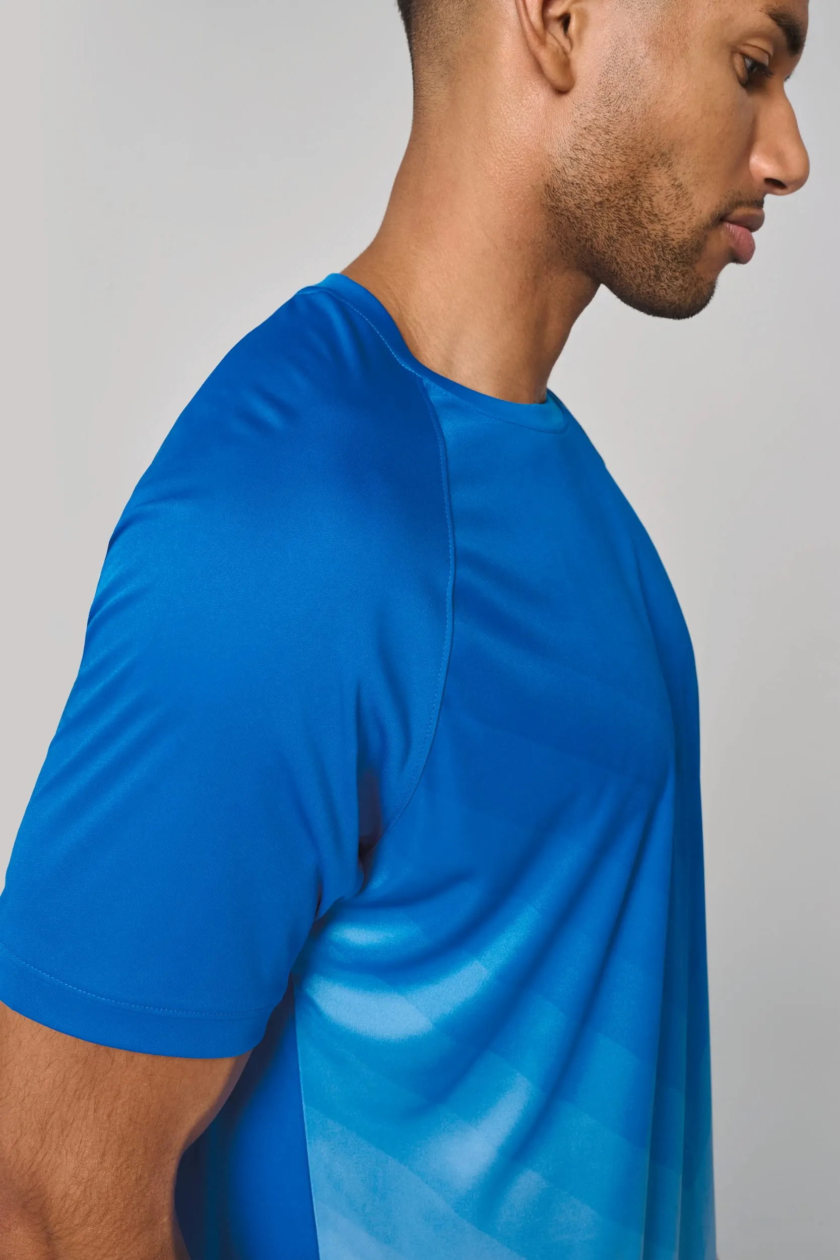 Camiseta multideporte de poliéster realzado unisex