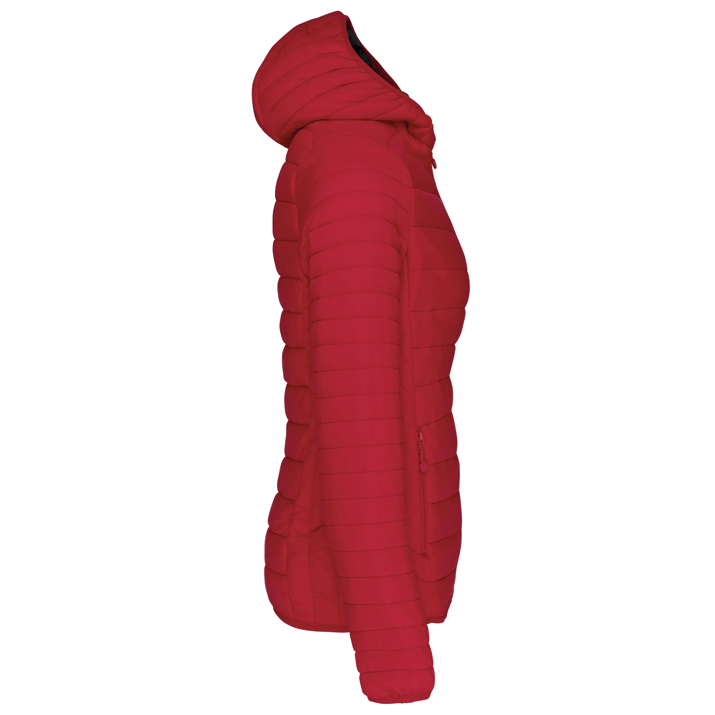 Chaqueta acolchada y ligera con capucha mujer