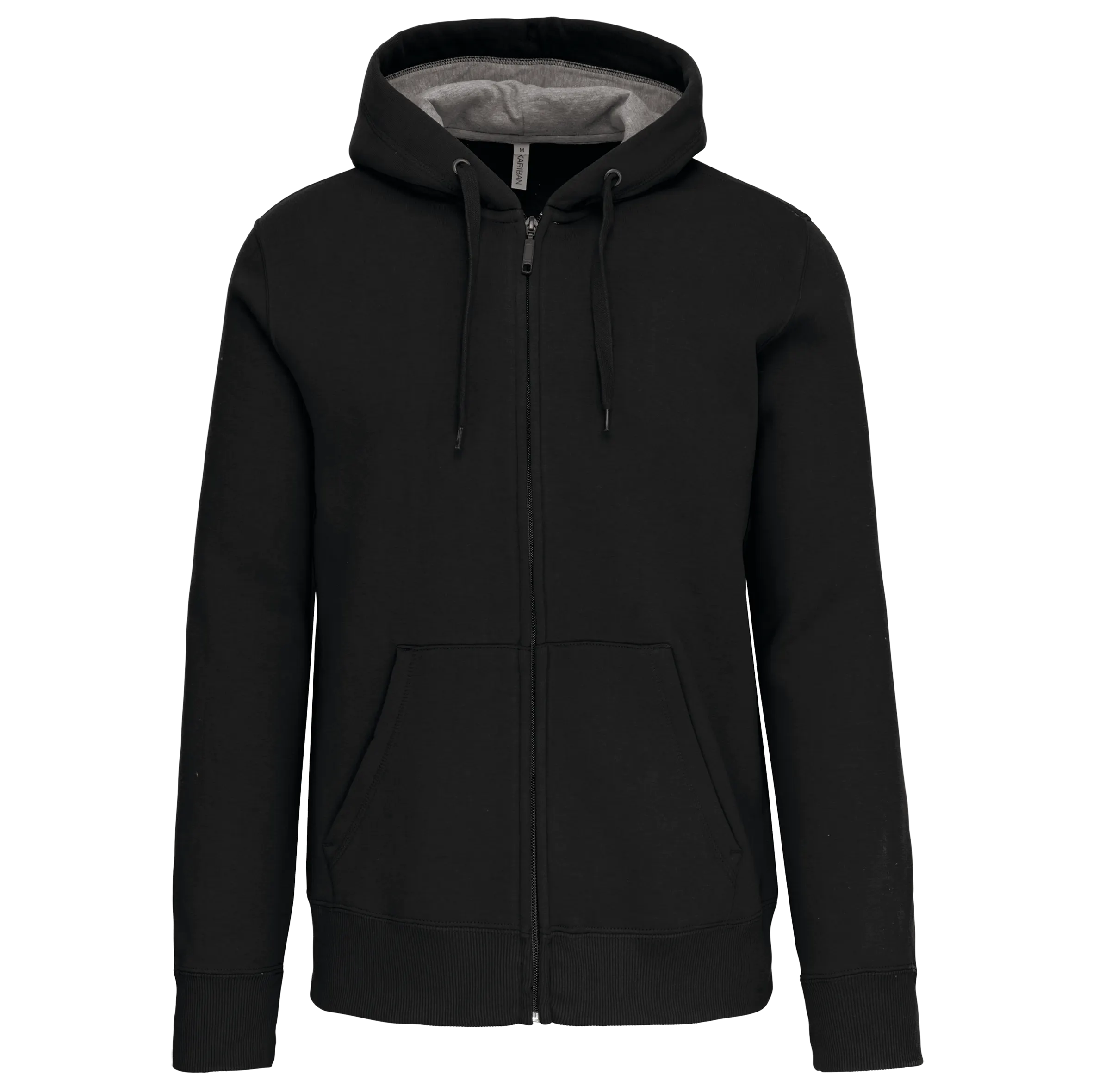 Sudadera capucha y cremallera