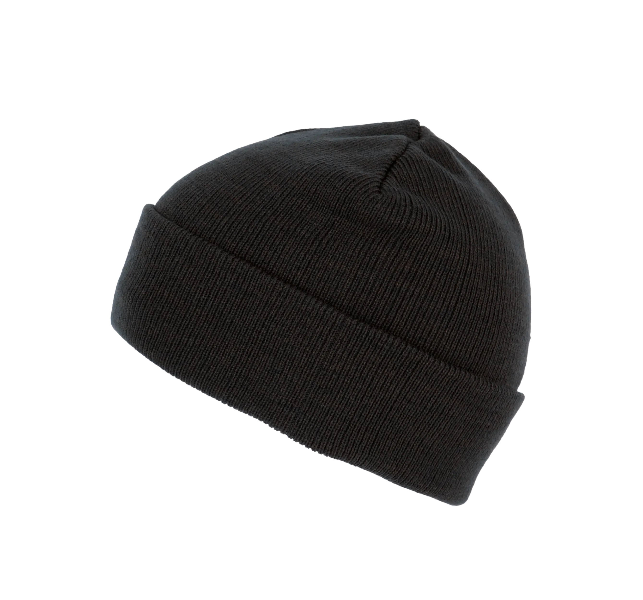 Gorro punto reciclado con dobladillo