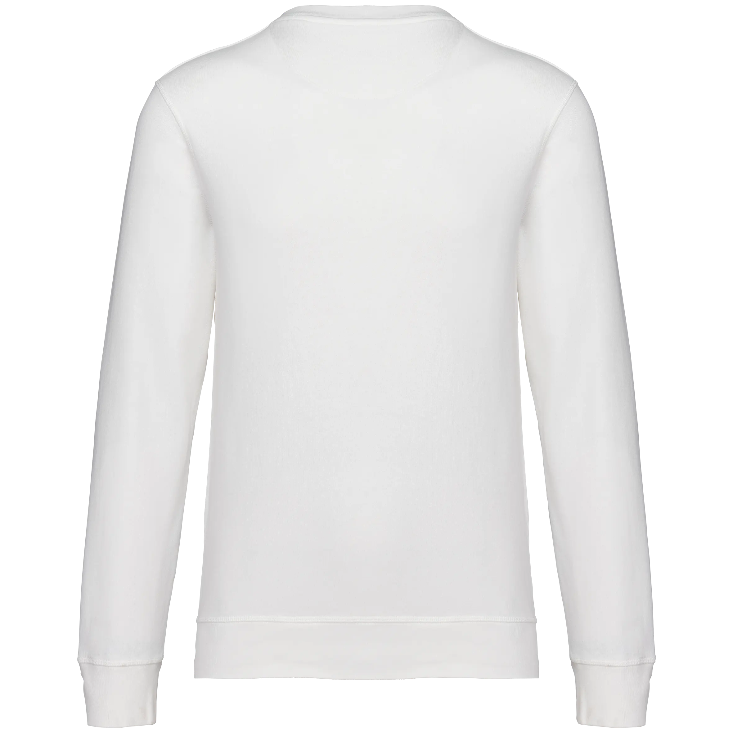Sudadera ecorresponsable de cuello redondo French Terry unisex