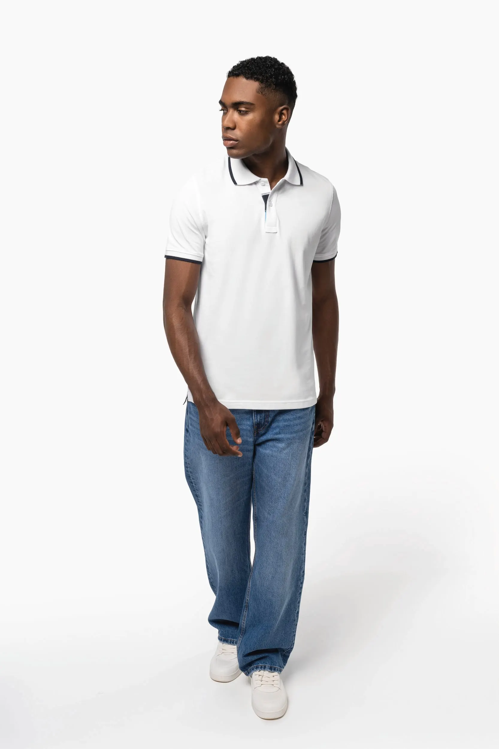 Polo manga corta hombre