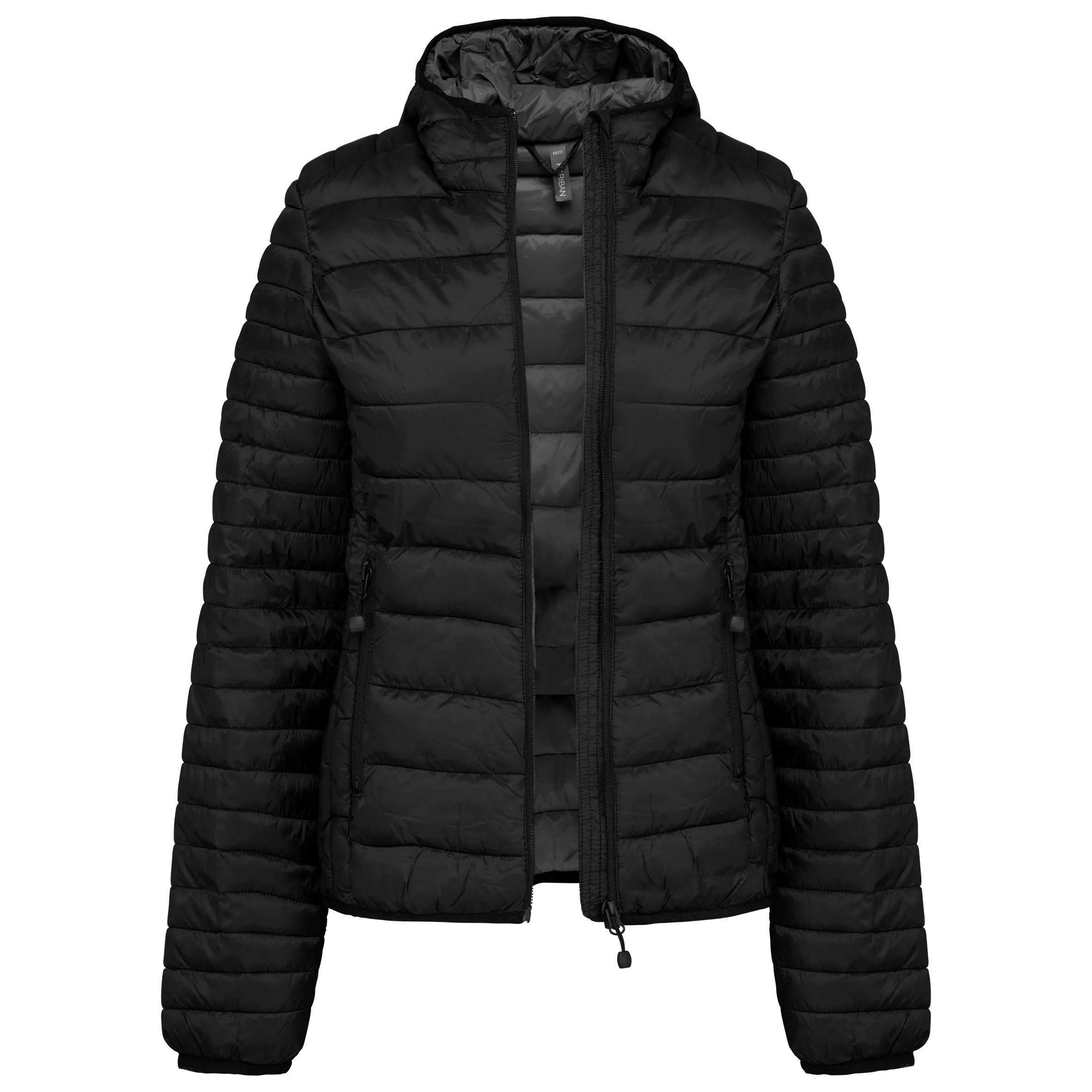 Chaqueta acolchada y ligera con capucha mujer