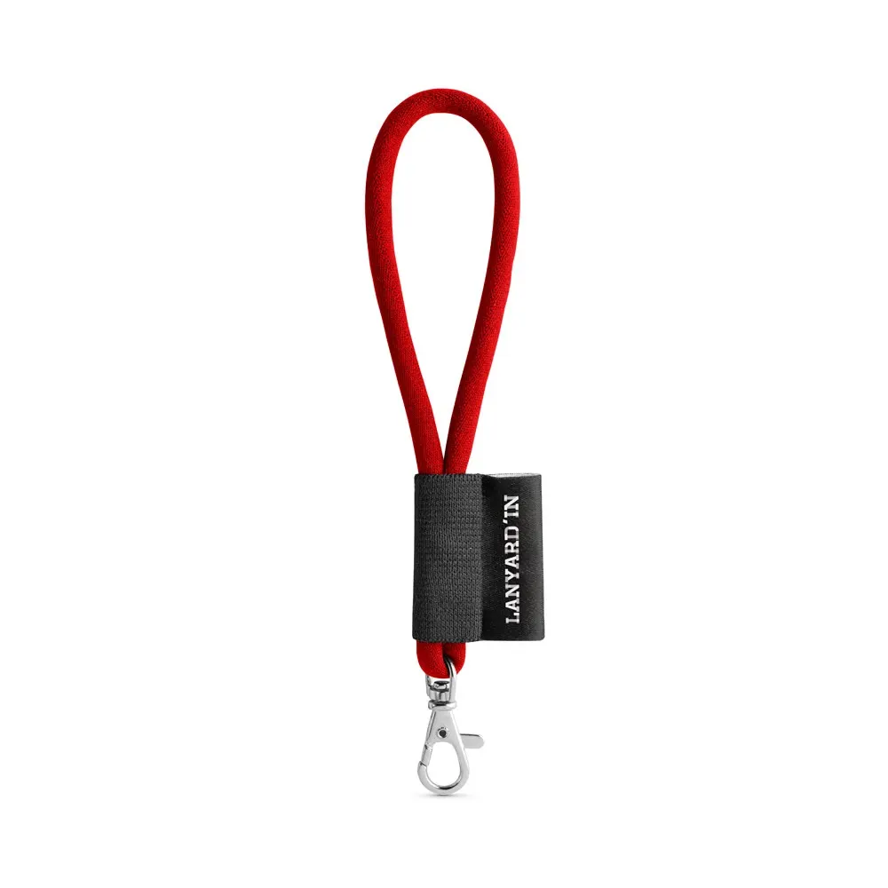 75090. SET Lanyard TUBE Short (Ø 7 mm) con mosquetón de 9 mm