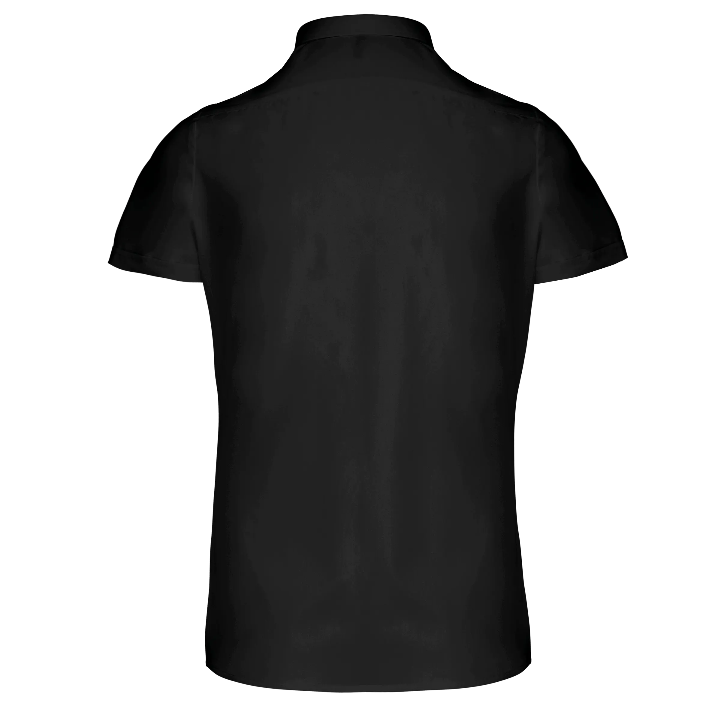 Camisa piloto manga corta mujer