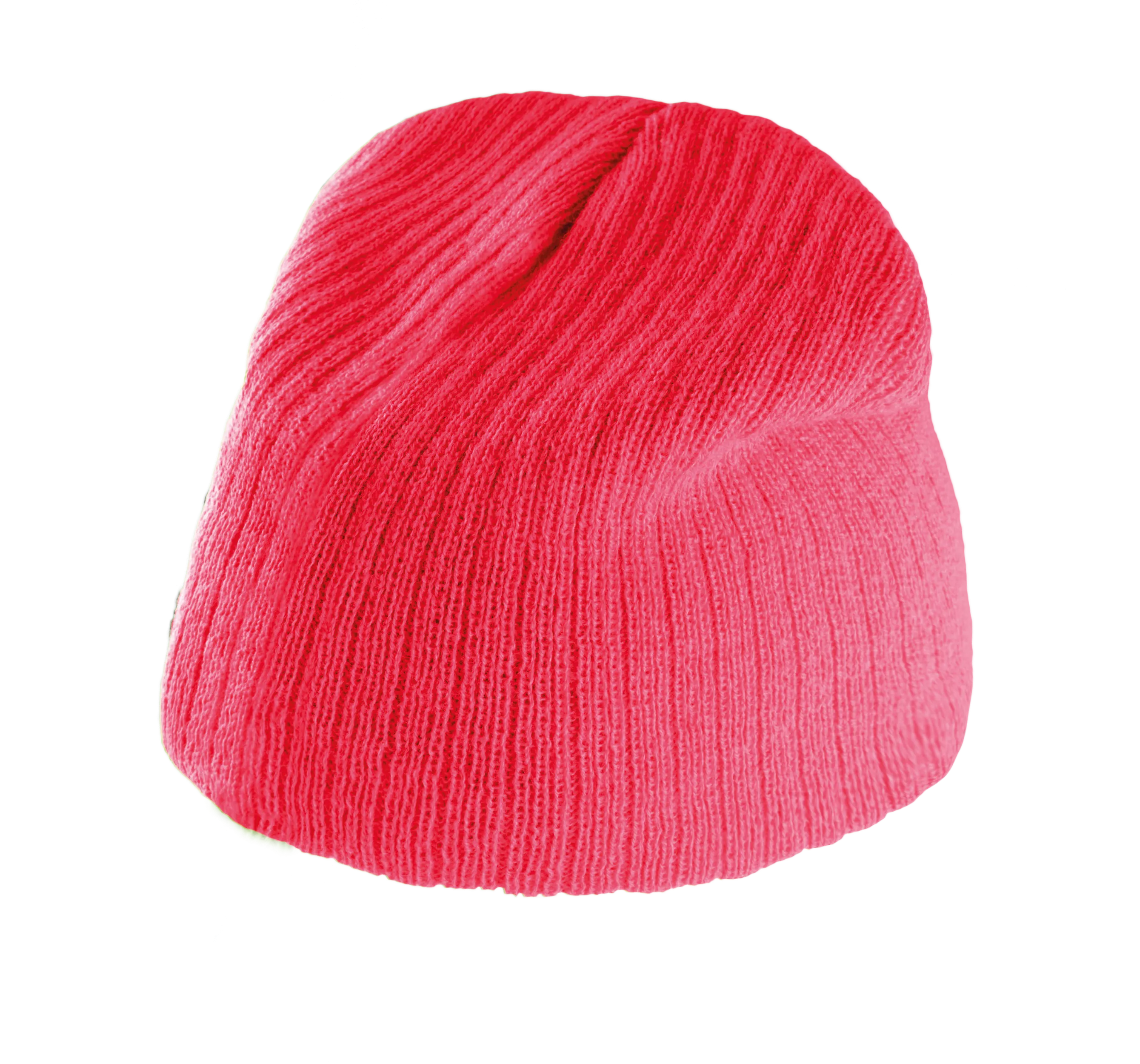 Gorro de punto acanalado