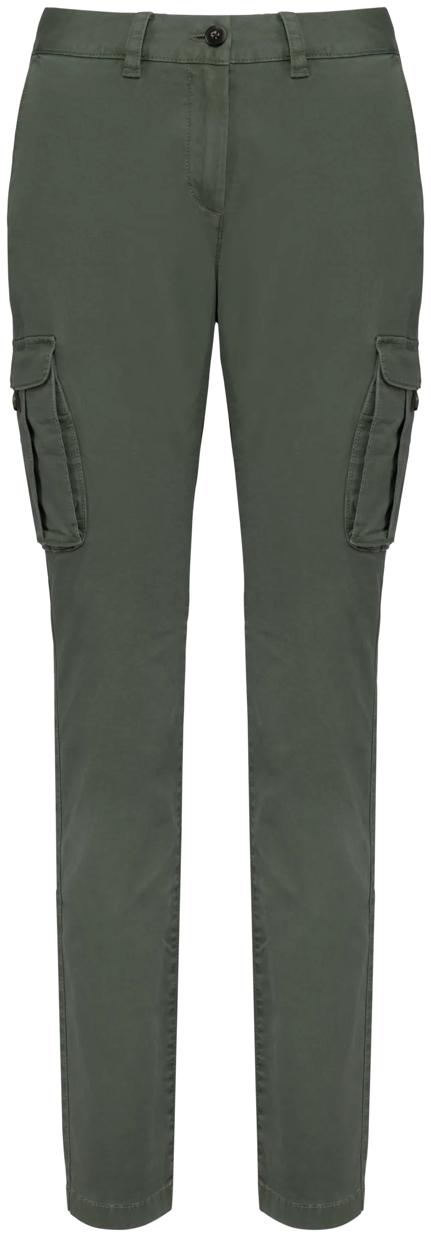 Pantalón cargo ecorresponsable efecto lavado mujer