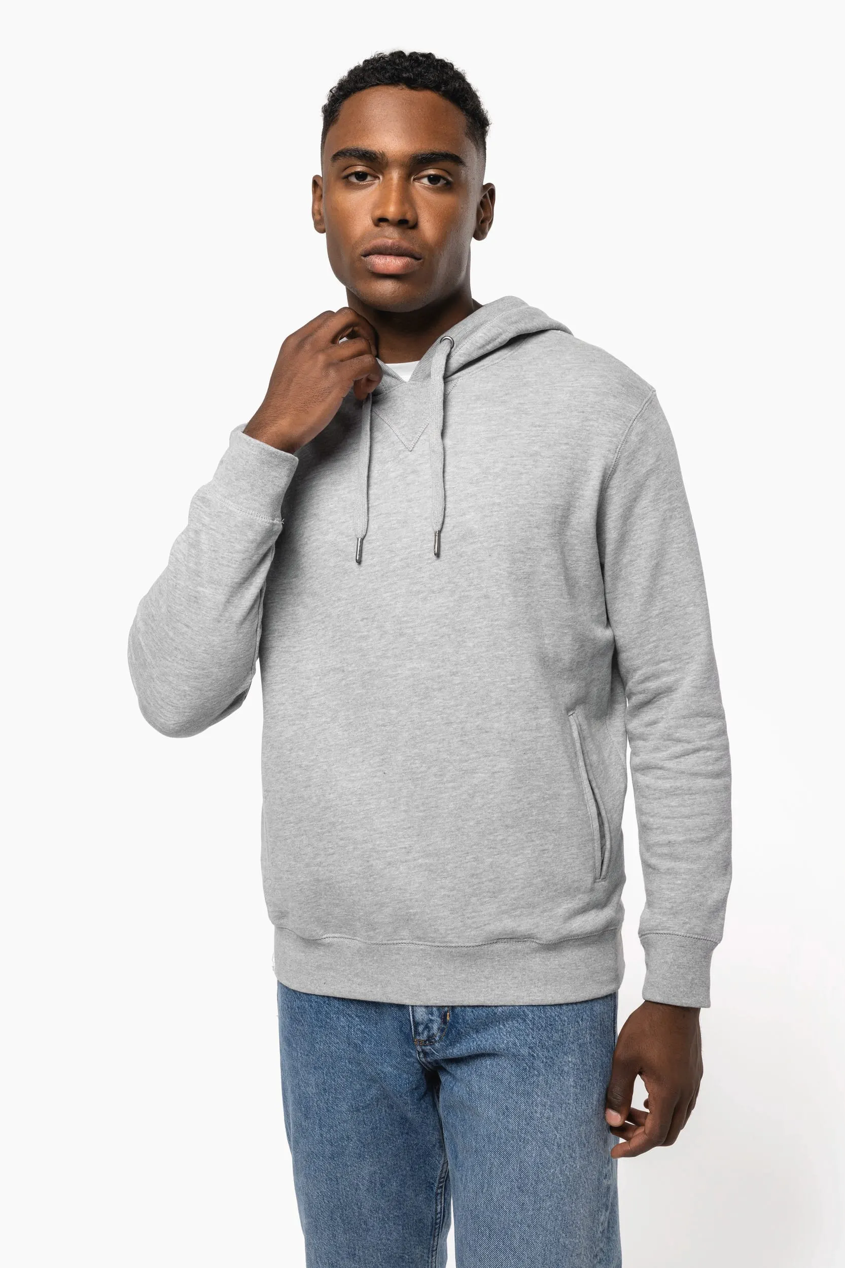 Sudadera ecorresponsable french terry capucha - Unisex