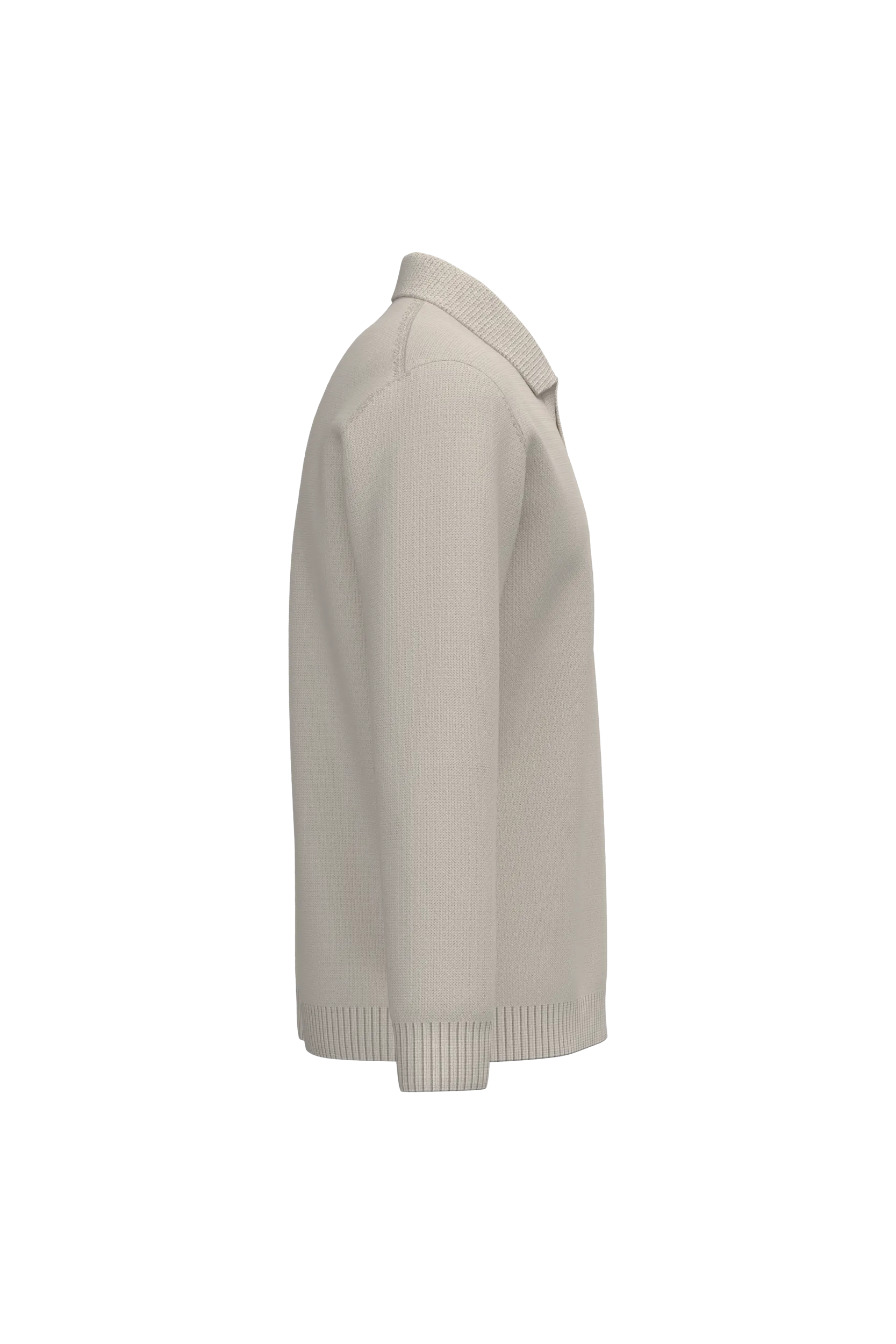 Jersey cuello polo hombre