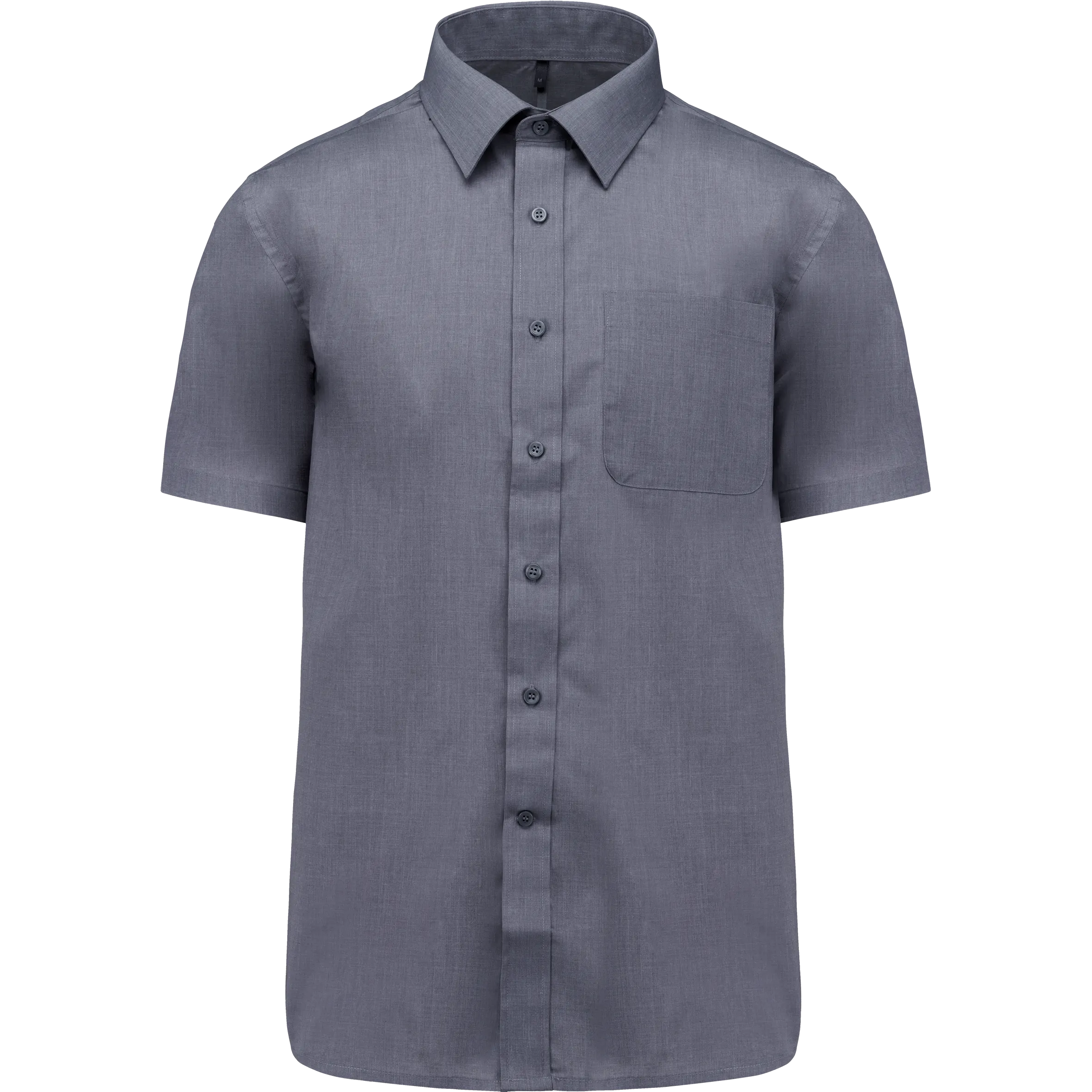 Camisa popelina de polialgodón manga corta de fácil cuidado hombre