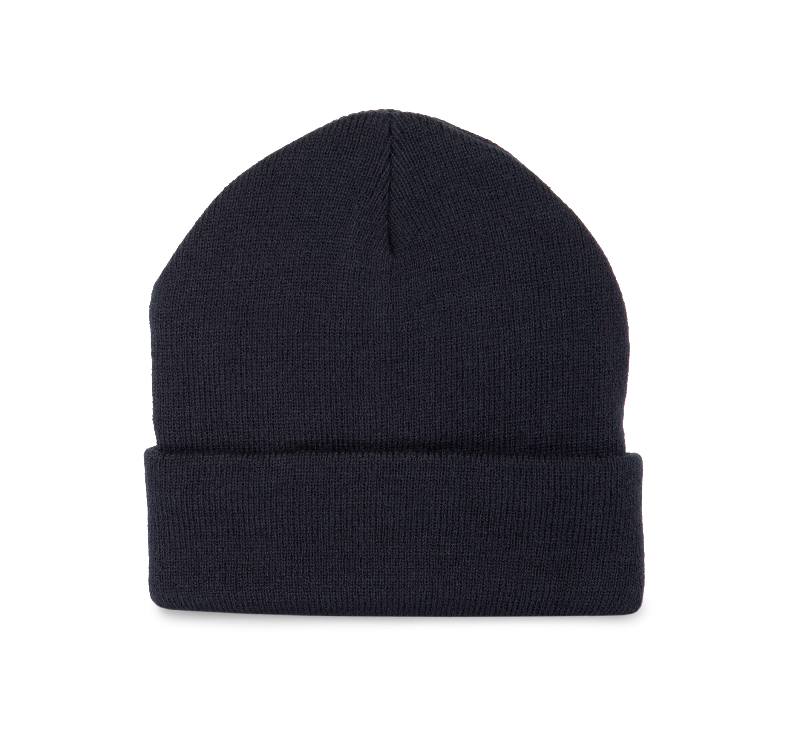 Gorro punto reciclado con dobladillo