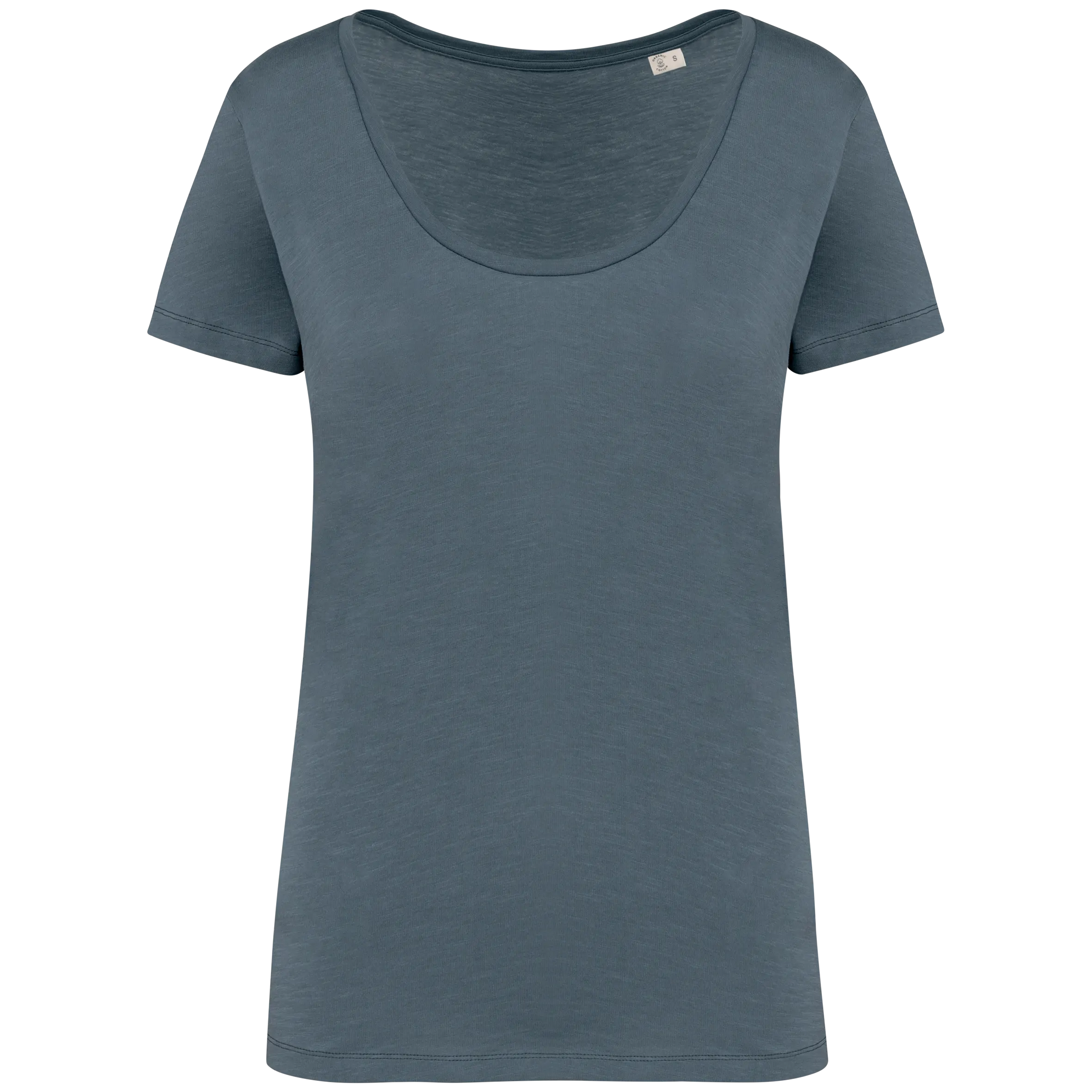 Camiseta ecorresponsable slub mujer