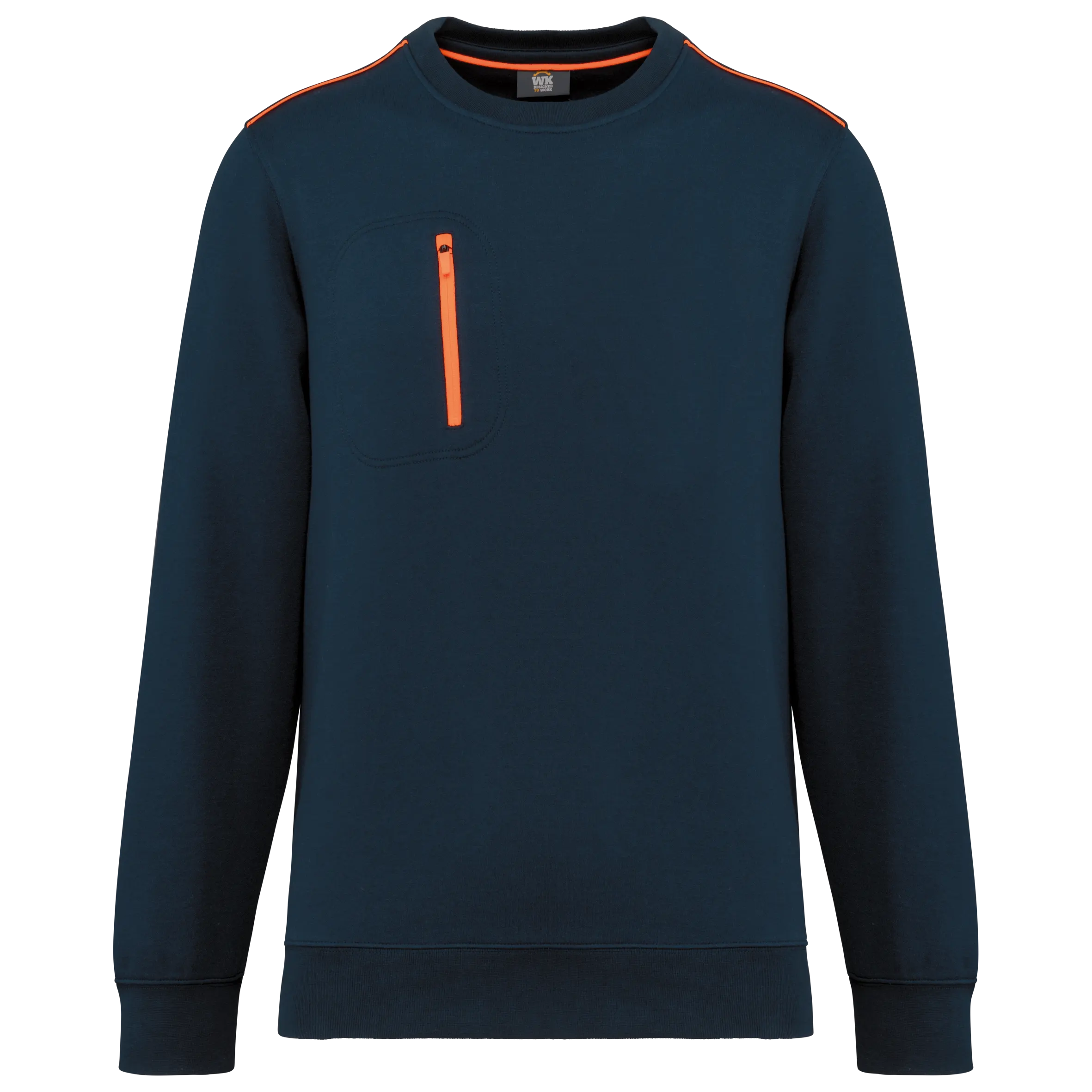 Sudadera Day To Day con bolsillo de cremallera contrastada