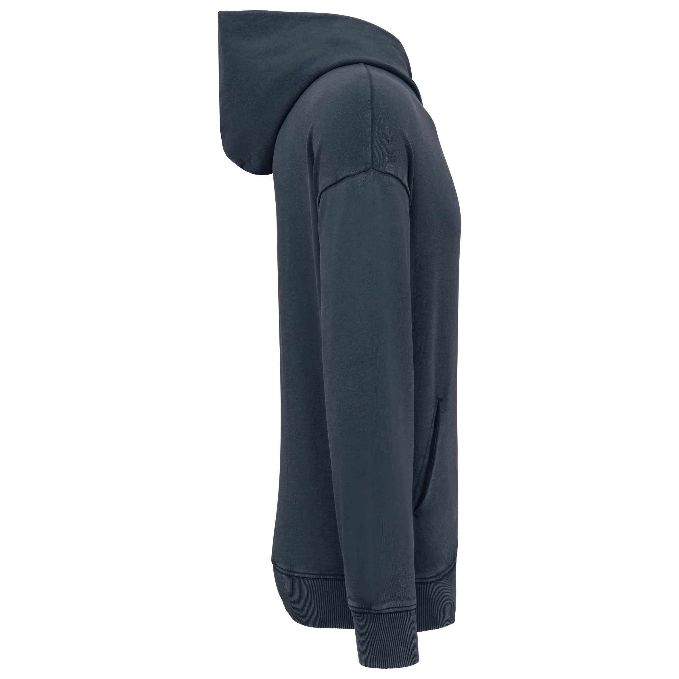 Sudadera ecorresponsable con capucha efecto lavado oversize unisex