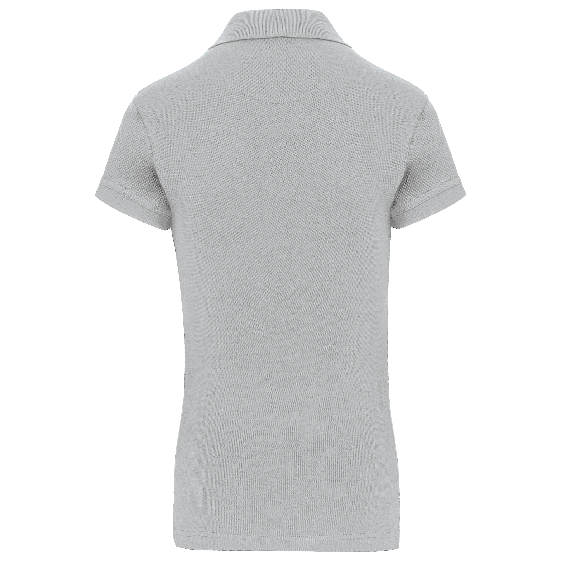 Polo de punto piqué manga corta mujer